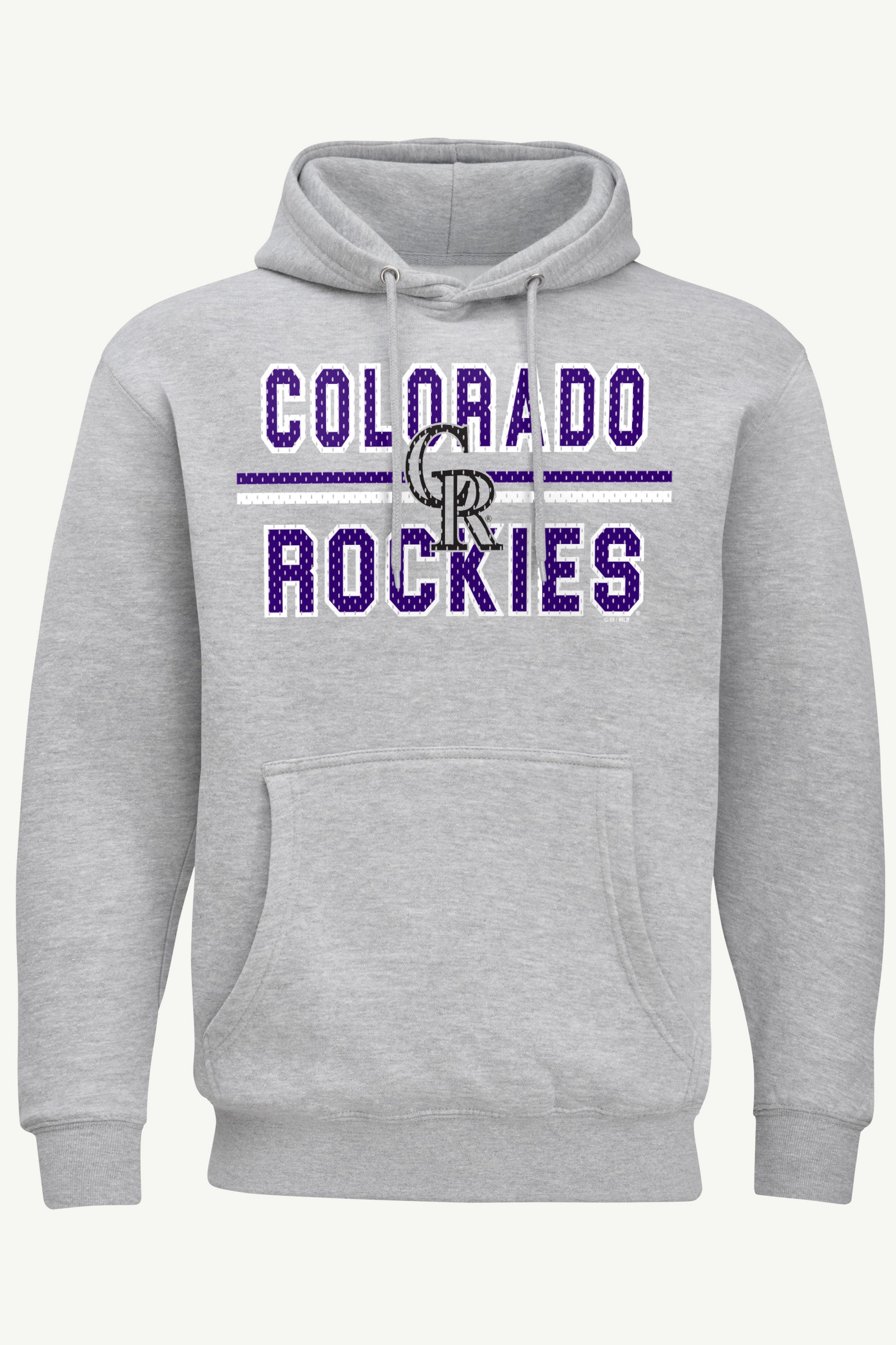 MENS COLORADO ROCKIES MESH LOOK HOODIE View 1