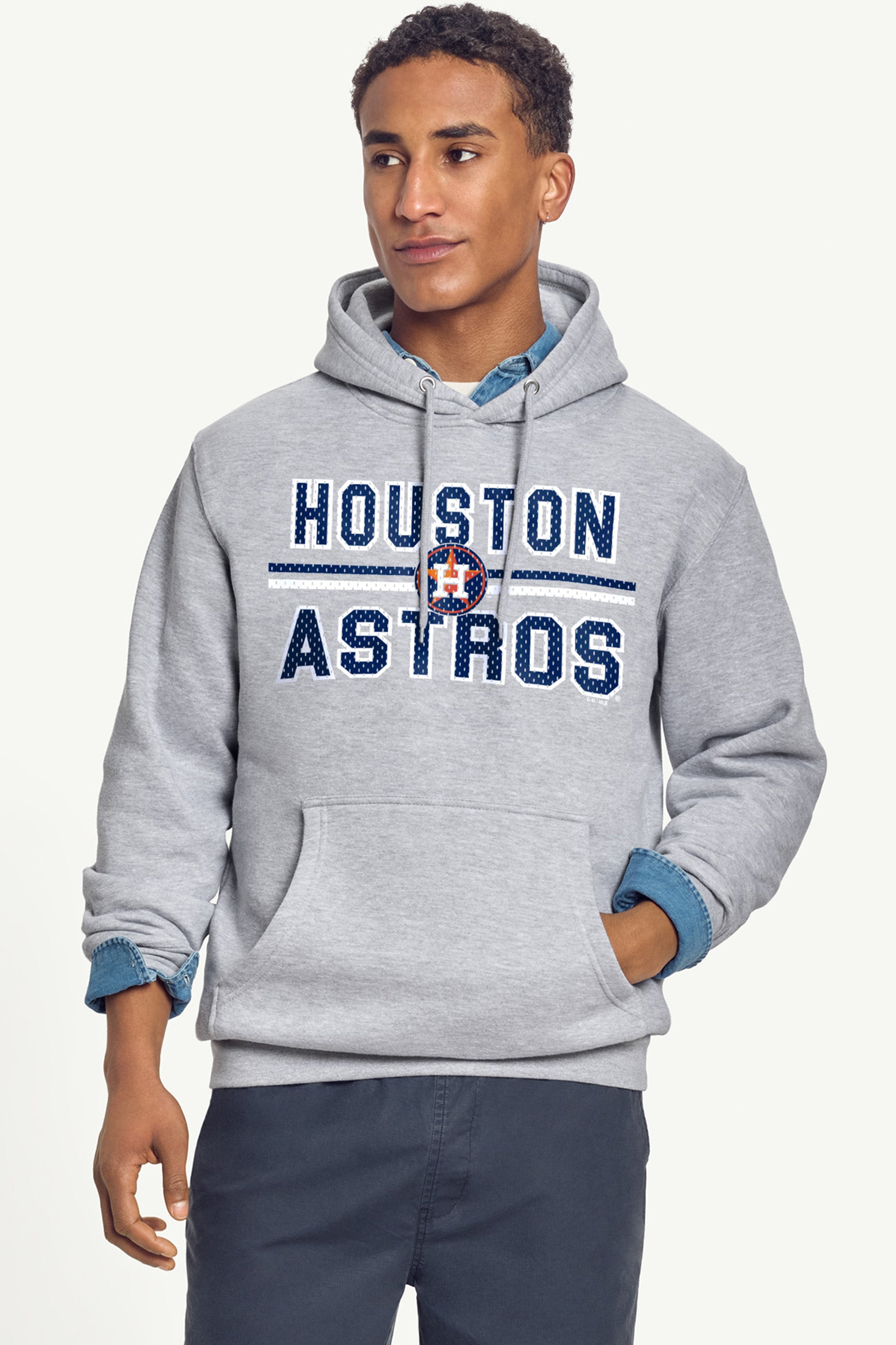 MENS HOUSTON ASTROS MESH LOOK HOODIE View 2 | Houston Astros MENS HOUSTON ASTROS MESH LOOK HOODIE View 2 | Houston Astros