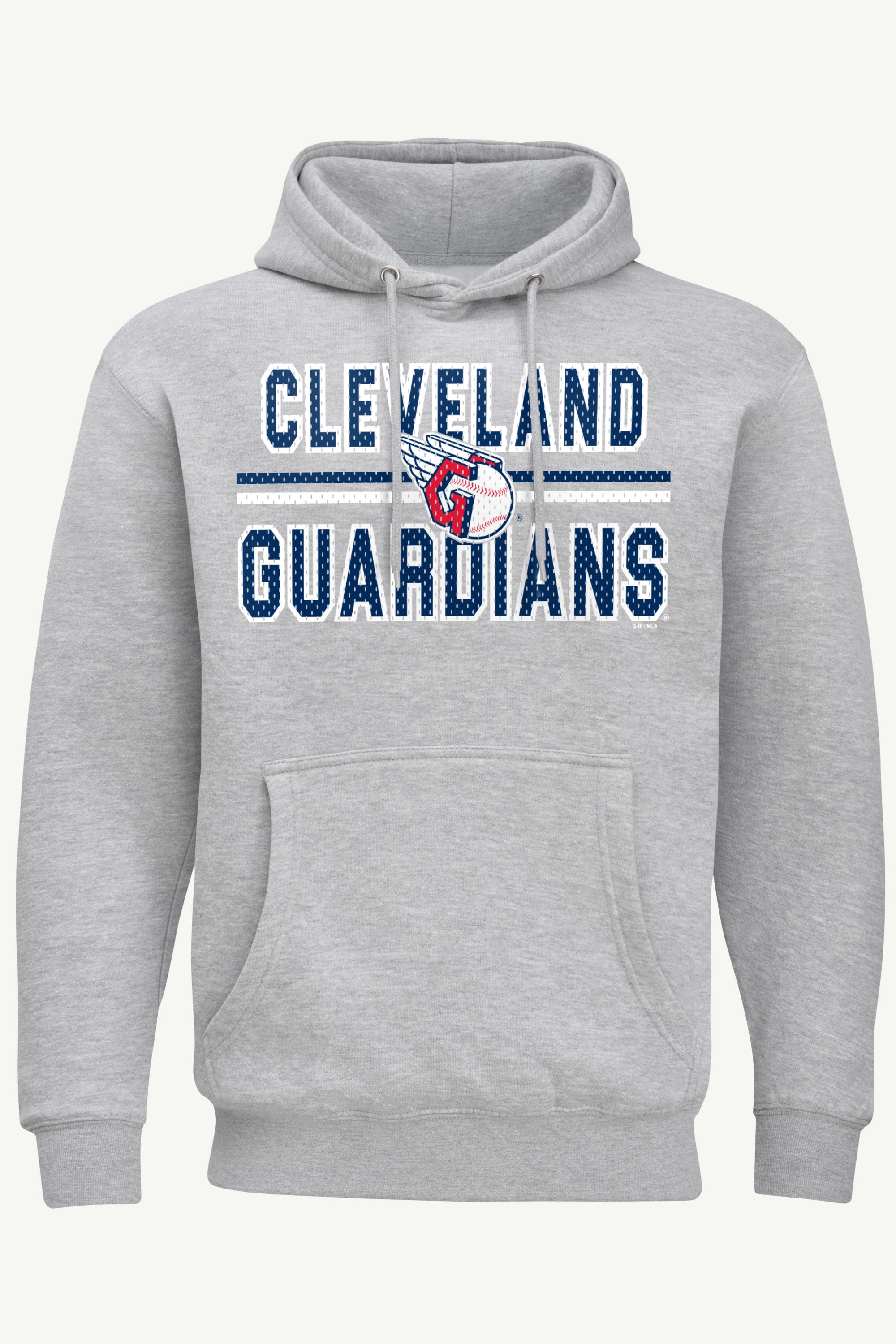 MENS CLEVELAND GUARDIANS MESH LOOK HOODIE View 1 | Cleveland Guardians