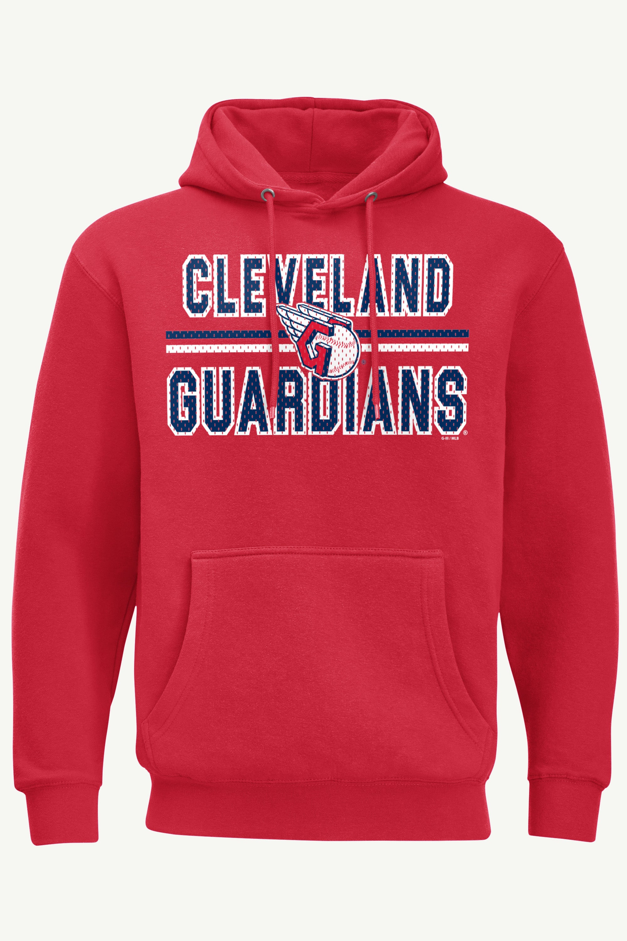MENS CLEVELAND GUARDIANS MESH LOOK HOODIE View 1 | Cleveland Guardians