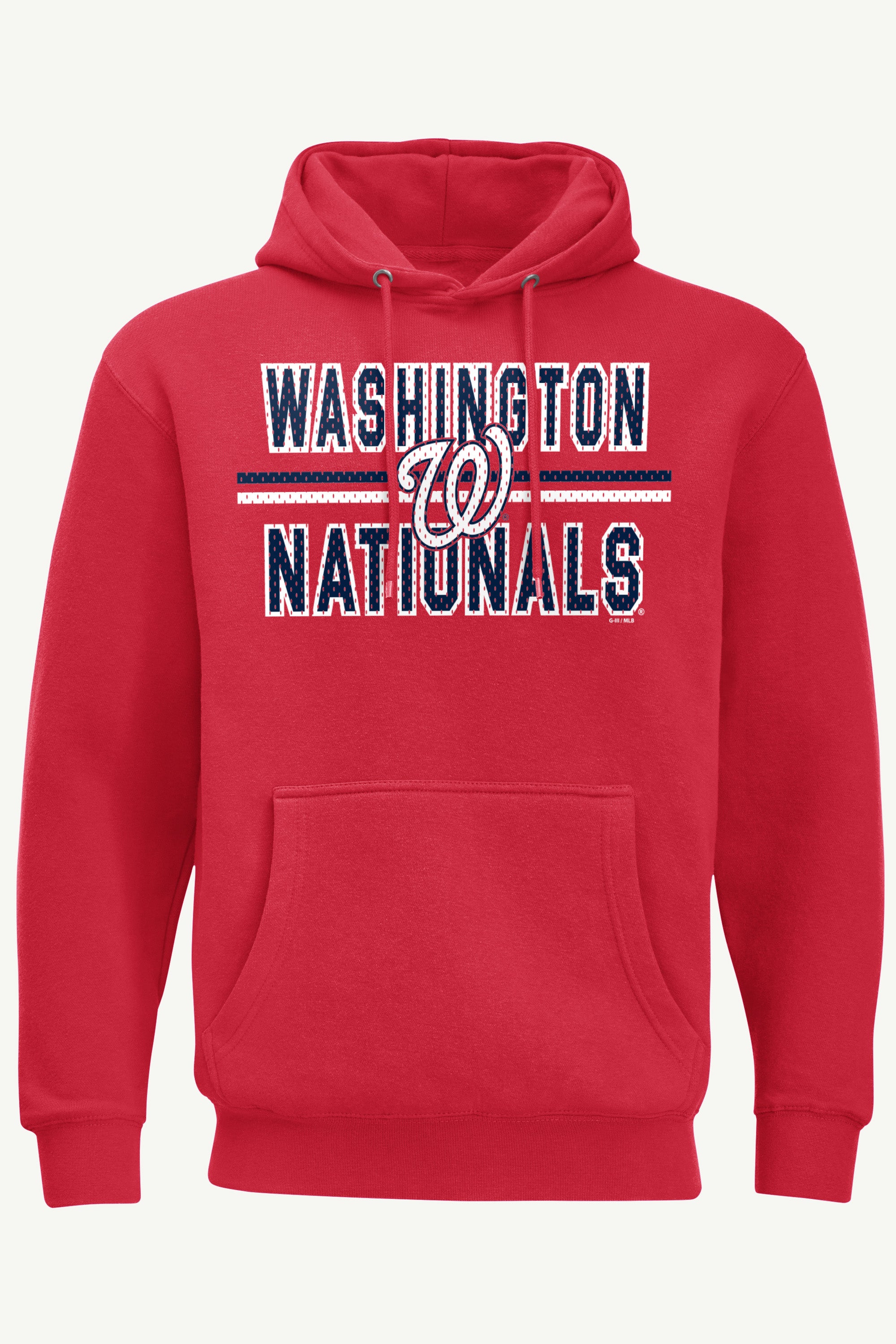 MENS WASHINGTON NATIONALS MESH LOOK HOODIE View 1