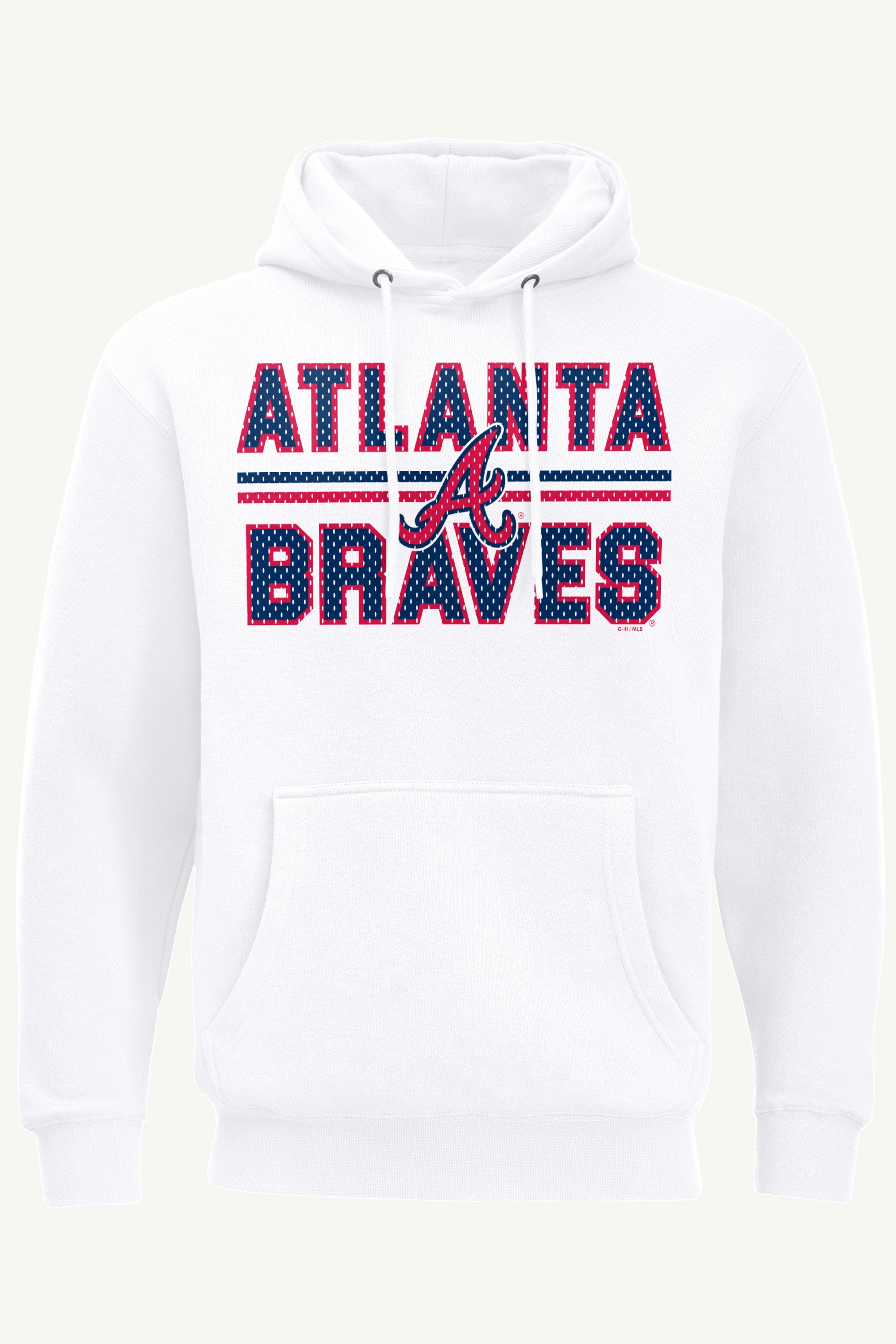 MENS ATLANTA BRAVES MESH LOOK HOODIE View 1 | Atlanta Braves