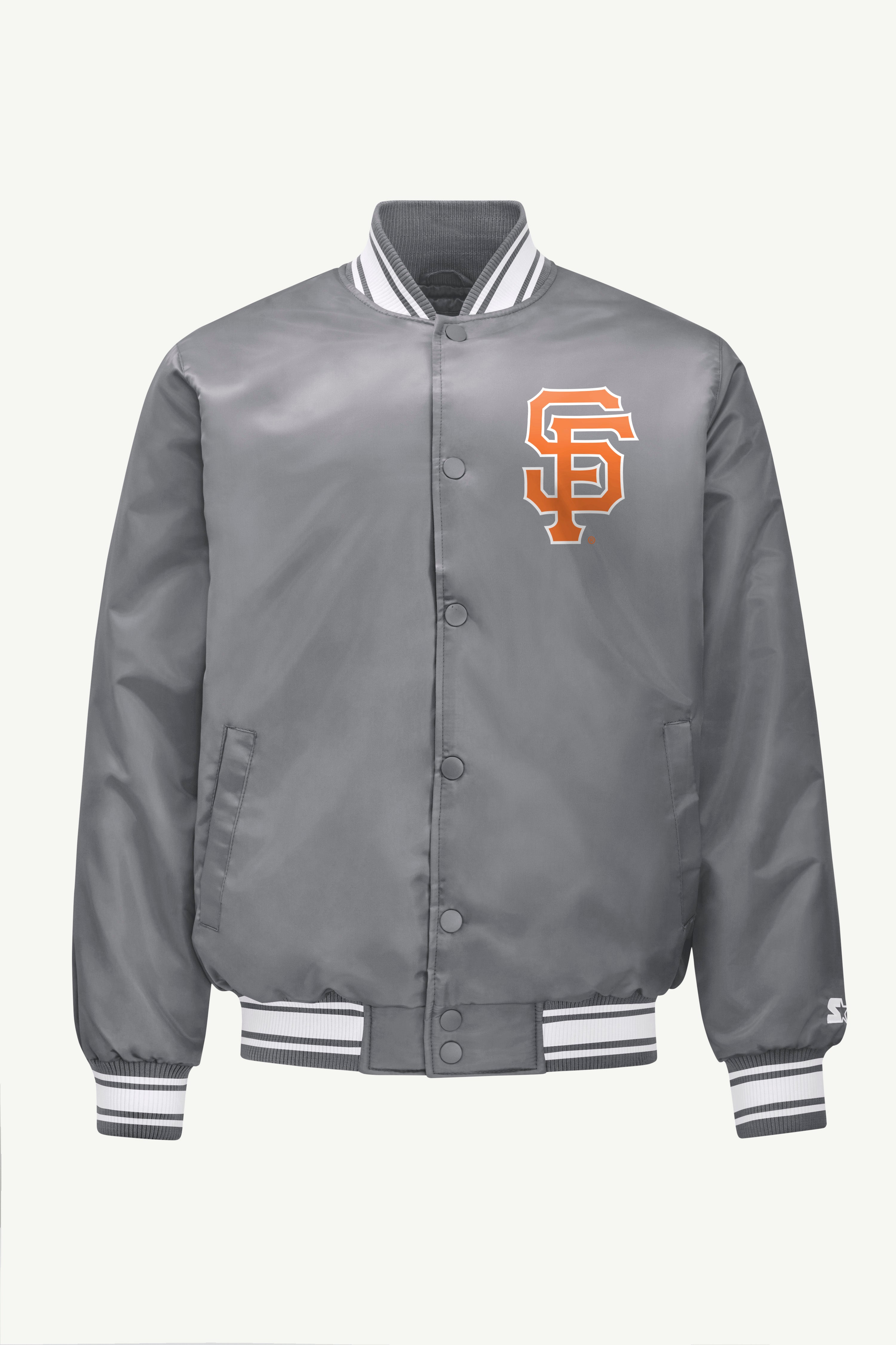MENS SAN FRANCISCO GIANTS SATIN VARISTY JACKET View 4 | MLB