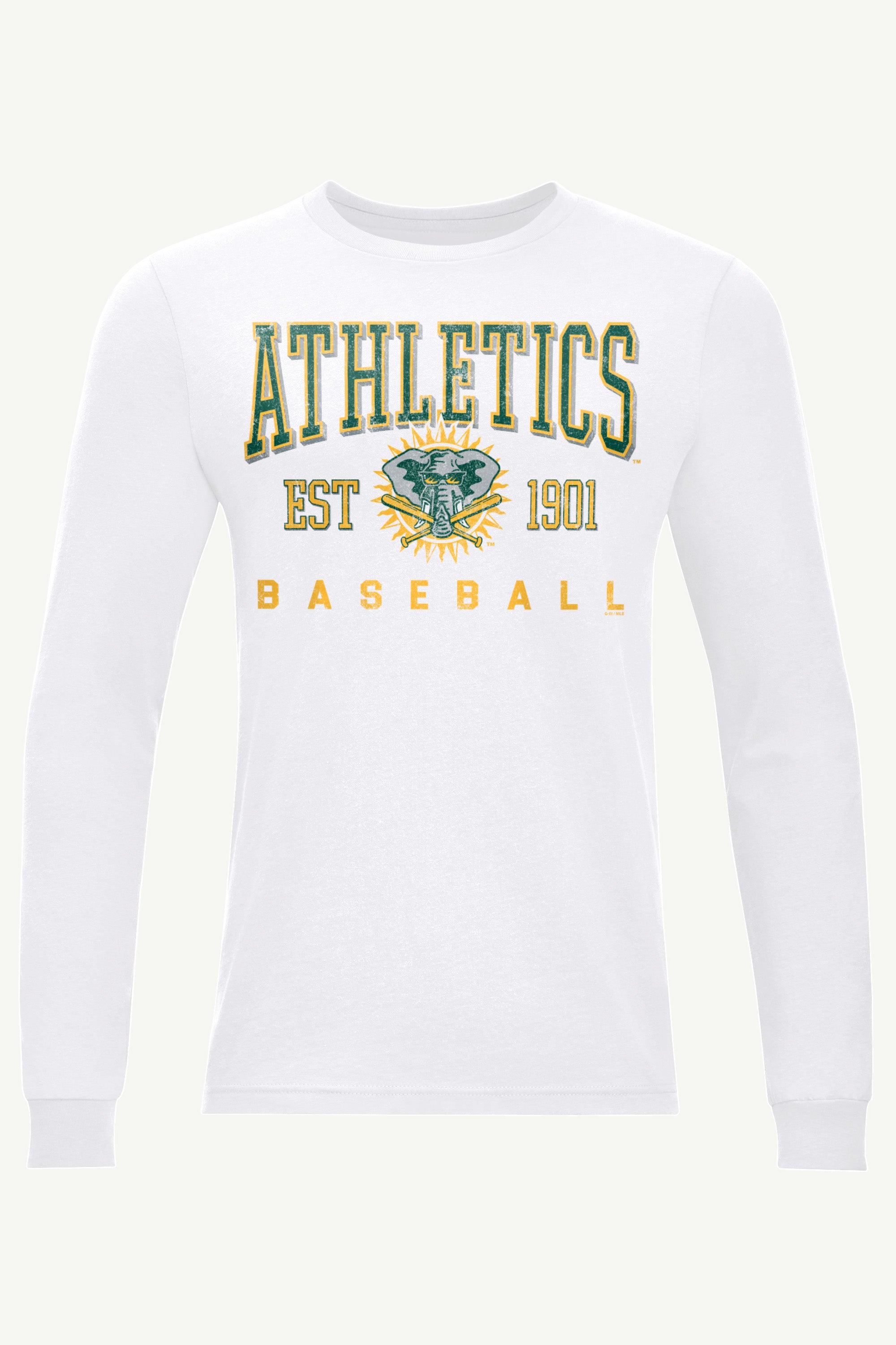 MENS ATHLETICS RETRO LONG SLEEVE T SHIRT View 1 | Athletics
