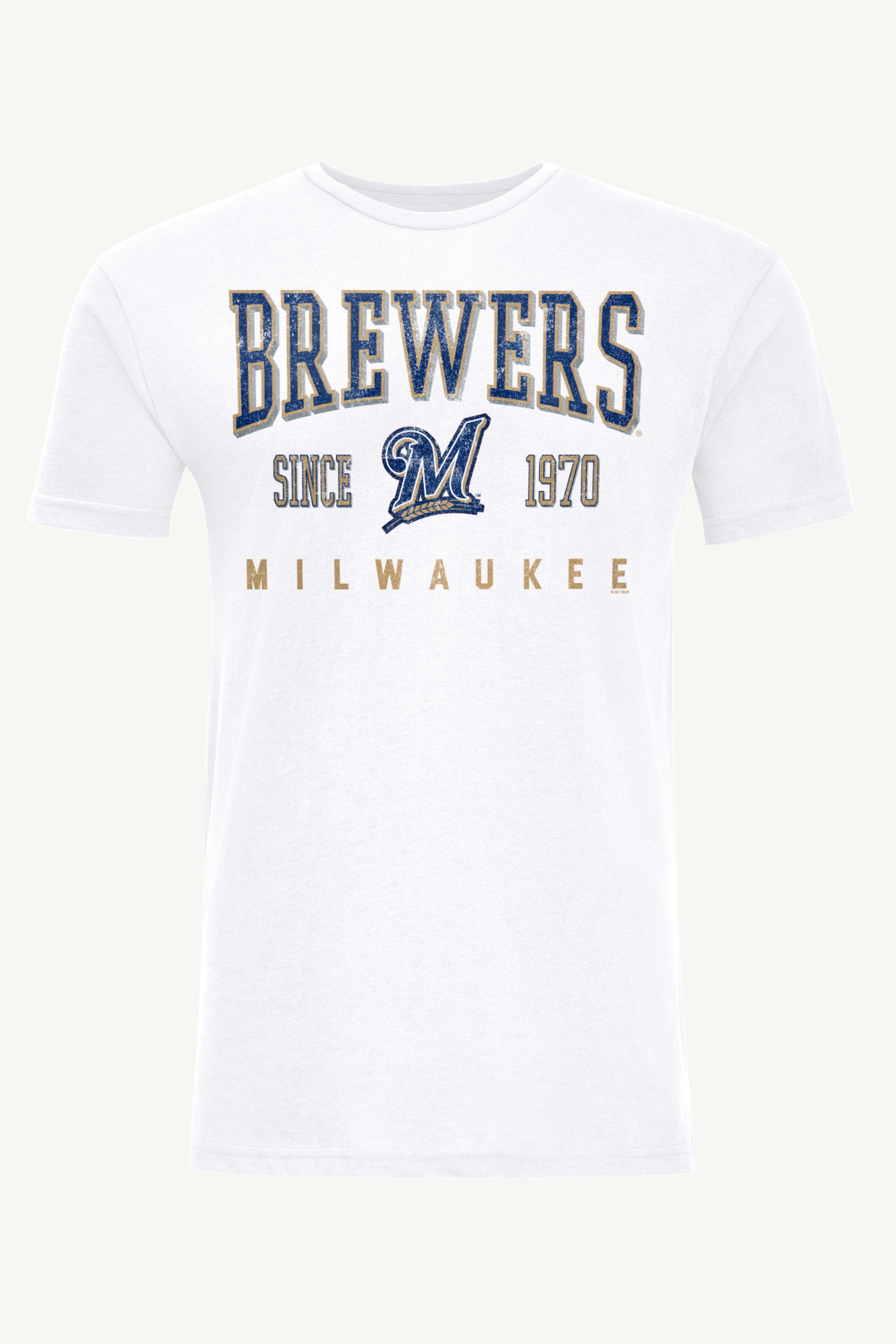 MENS MILWAUKEE BREWERS RETRO T SHIRT View 1