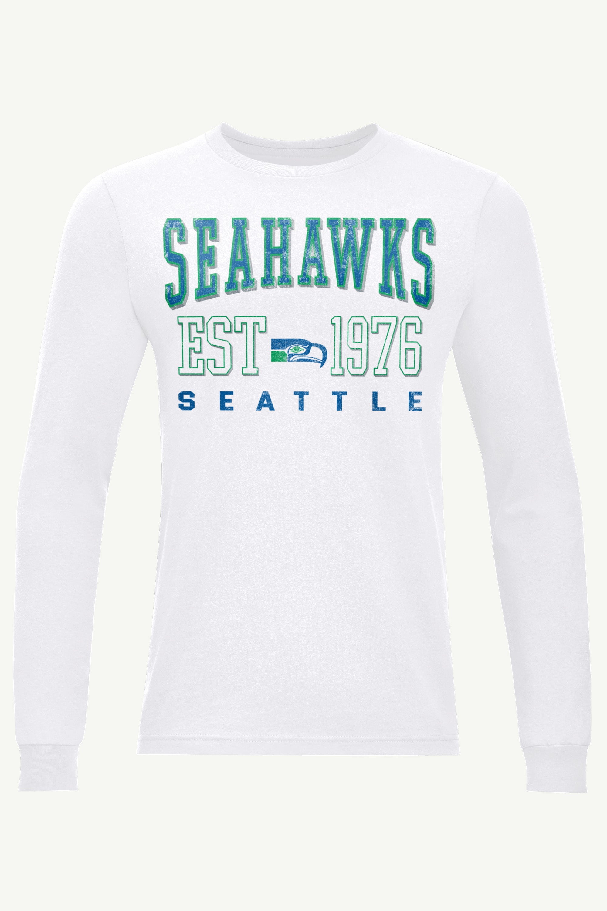 MENS SEATTLE SEAHAWKS RETRO LONG SLEEVE T SHIRT View 1 | Men's T-Shirts MENS SEATTLE SEAHAWKS RETRO LONG SLEEVE T SHIRT View 1 | Men's T-Shirts