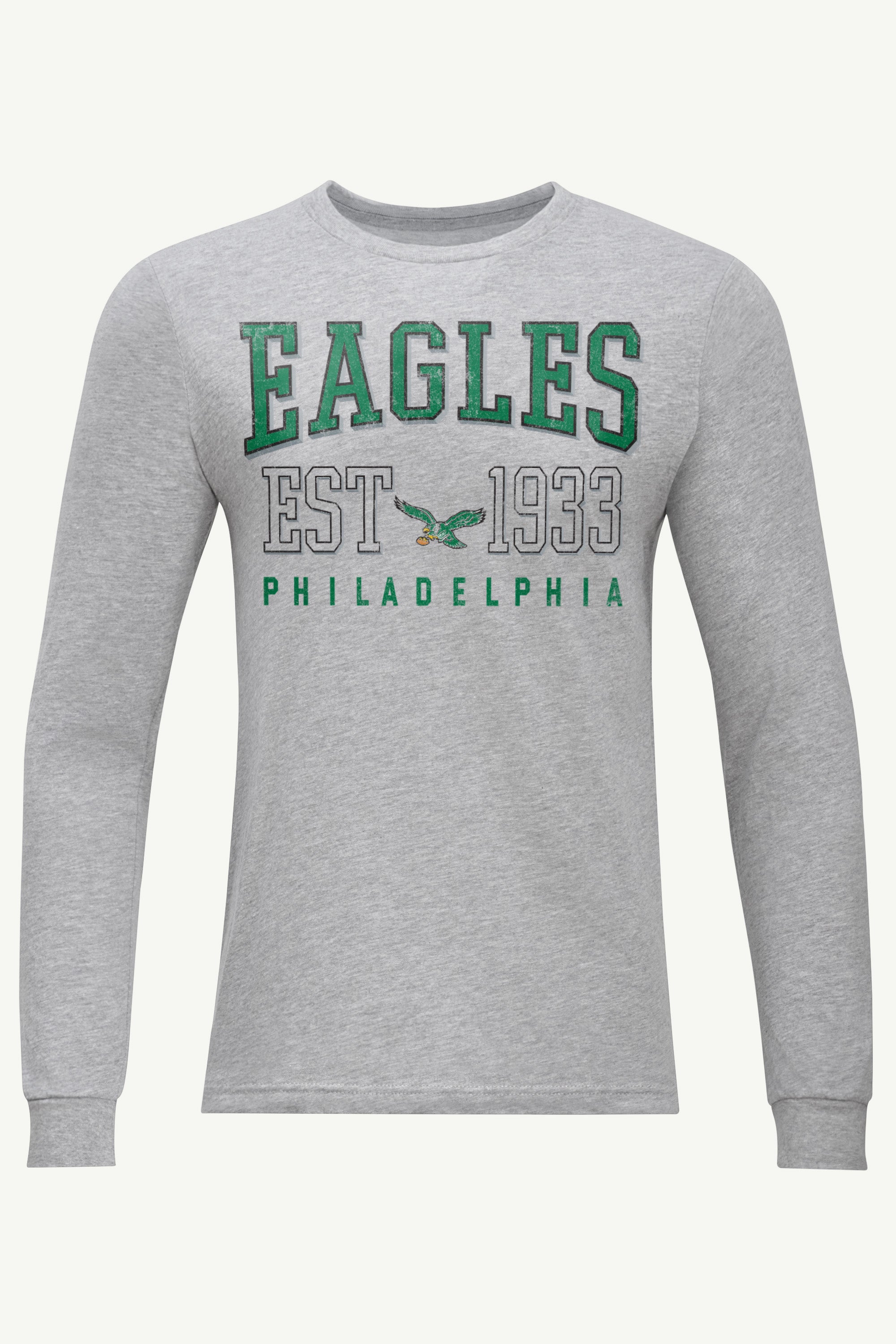 MENS PHILADELPHIA EAGLES RETRO LONG SLEEVE T SHIRT View 1 | Philadelphia Eagles