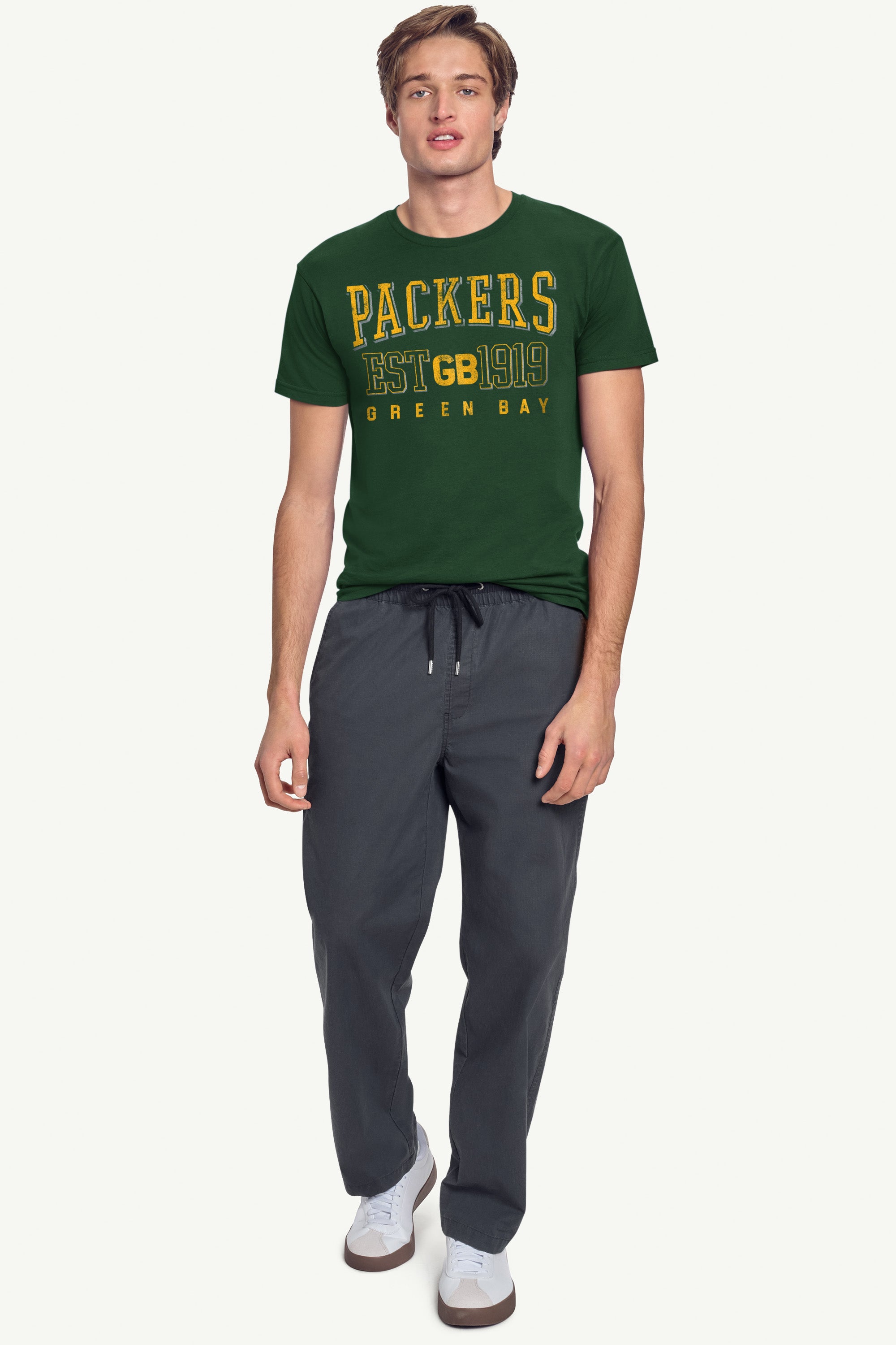 MENS GREEN BAY PACKERS RETRO T SHIRT View 3