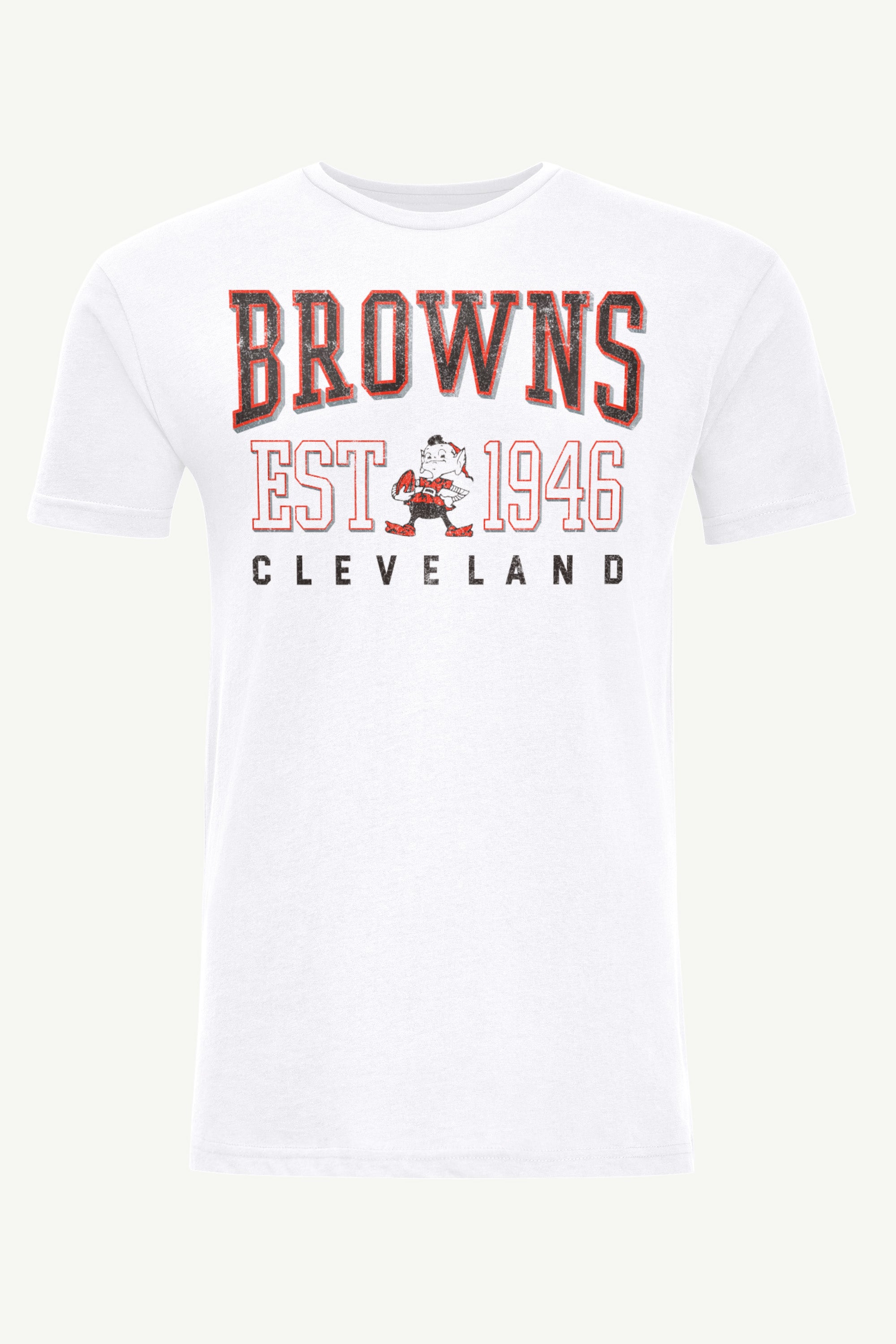 MENS CLEVELAND BROWNS RETRO T SHIRT View 1 | Cleveland Browns MENS CLEVELAND BROWNS RETRO T SHIRT View 1 | Cleveland Browns