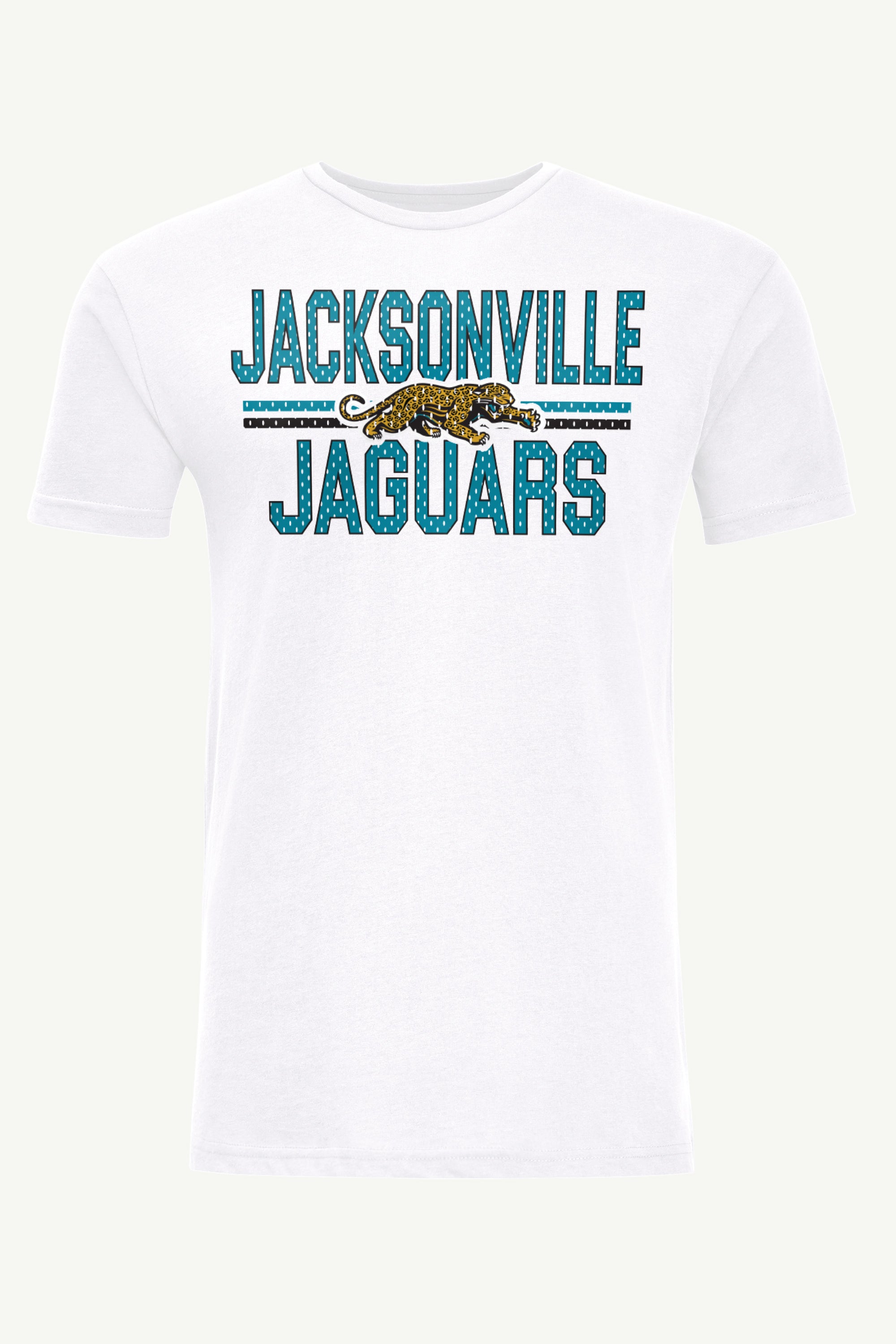 MENS JACKSONVILLE JAGUARS MESH LOOK RETRO T SHIRT View 1