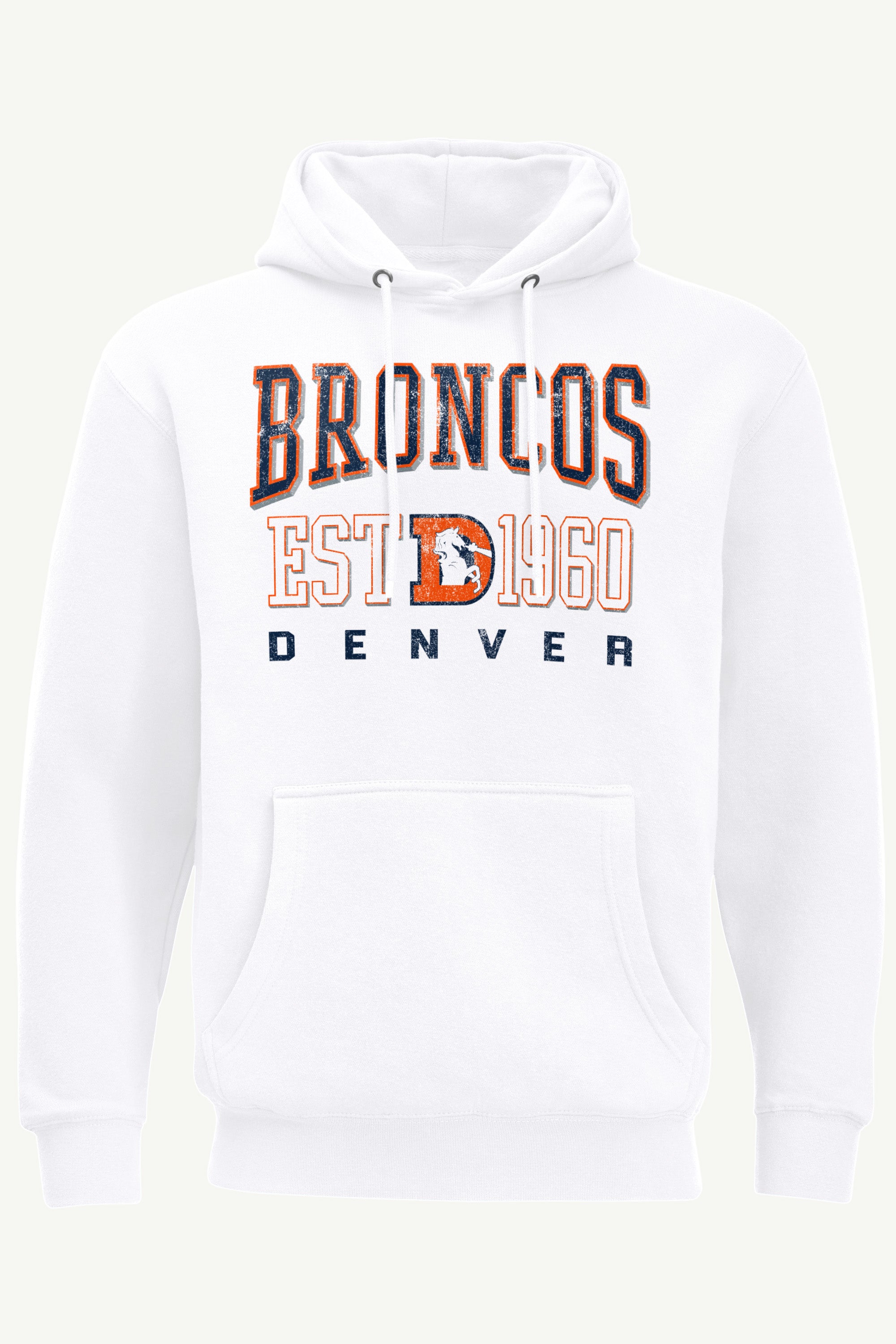 MENS DENVER BRONCOS RETRO TEAM HOODIE View 1 | Men's Hoodies