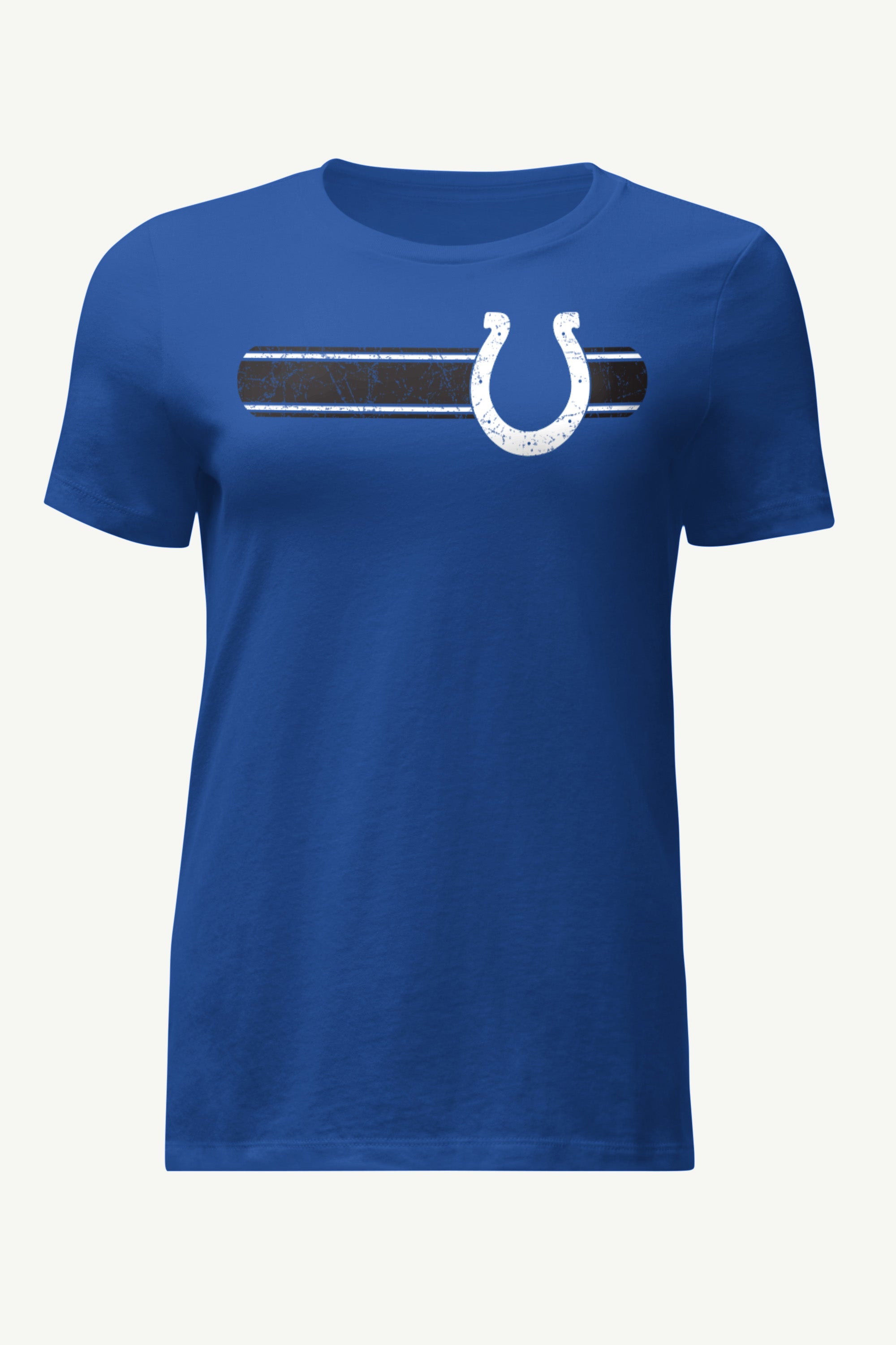 WOMENS INDIANAPOLIS COLTS STRIPE T SHIRT View 1 | NFL WOMENS INDIANAPOLIS COLTS STRIPE T SHIRT View 1 | NFL