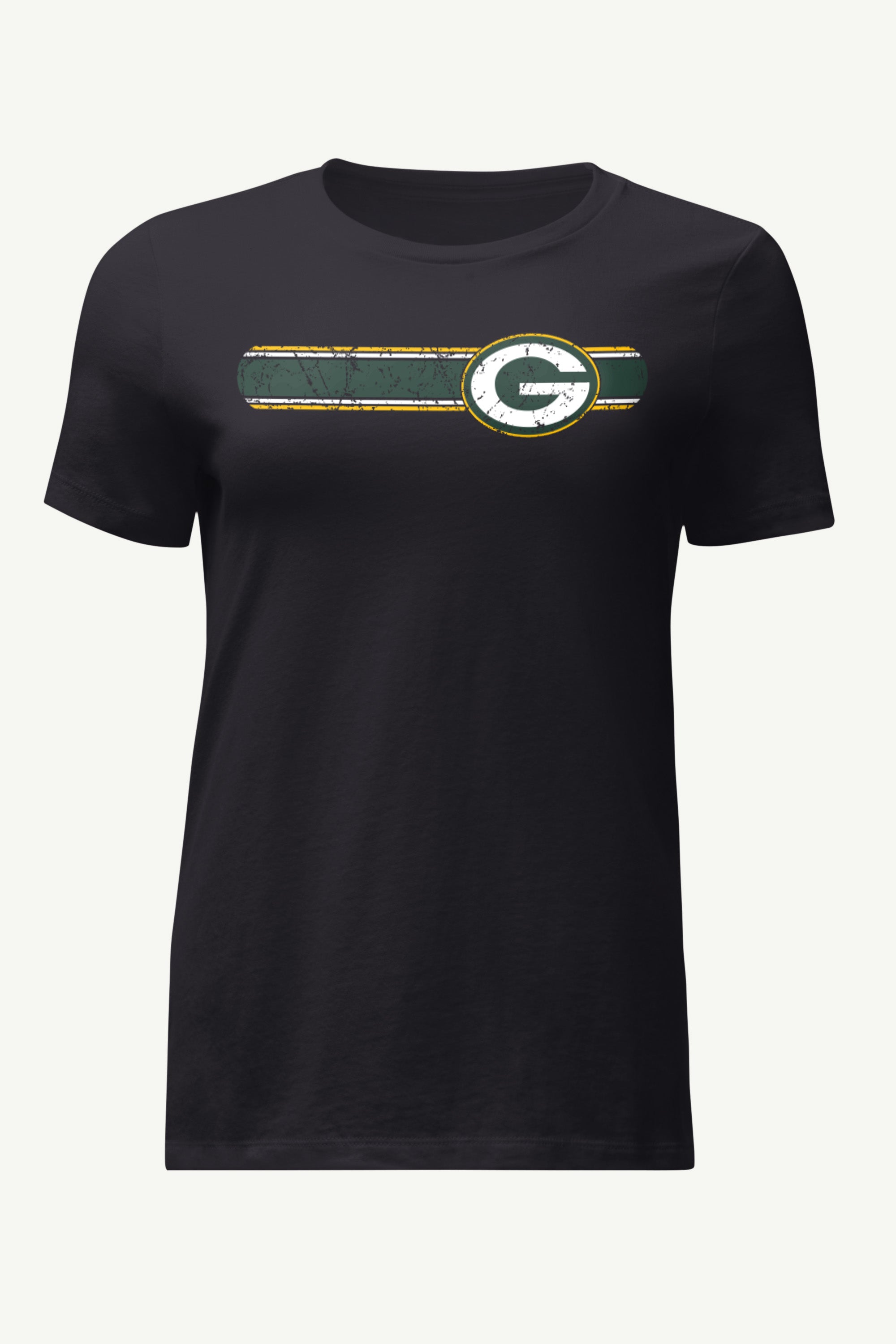 WOMENS GREEN BAY PACKERS STRIPE T SHIRT View 1 | NFL WOMENS GREEN BAY PACKERS STRIPE T SHIRT View 1 | NFL