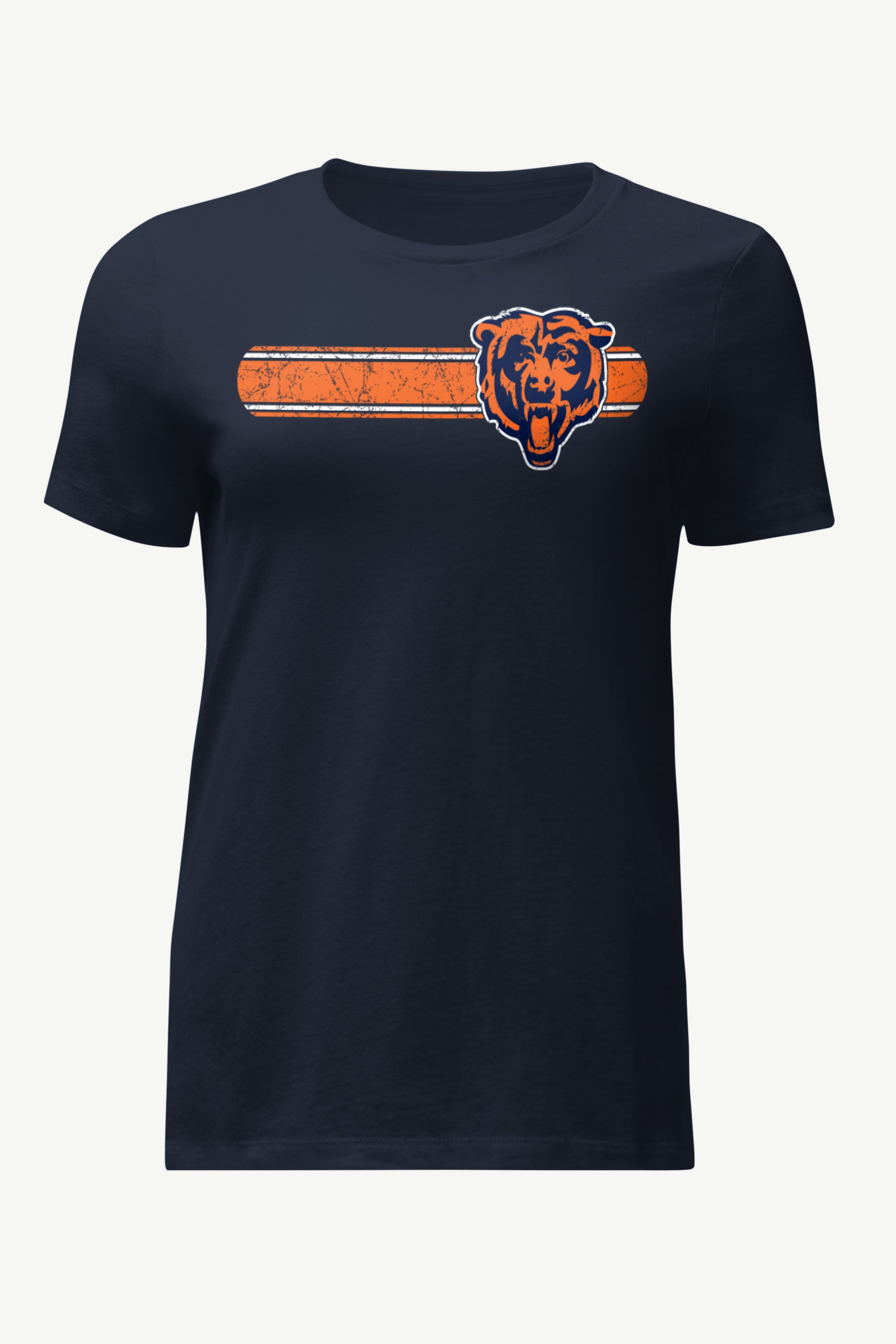 WOMENS CHICAGO BEARS STRIPE T SHIRT View 1 | NFL WOMENS CHICAGO BEARS STRIPE T SHIRT View 1 | NFL