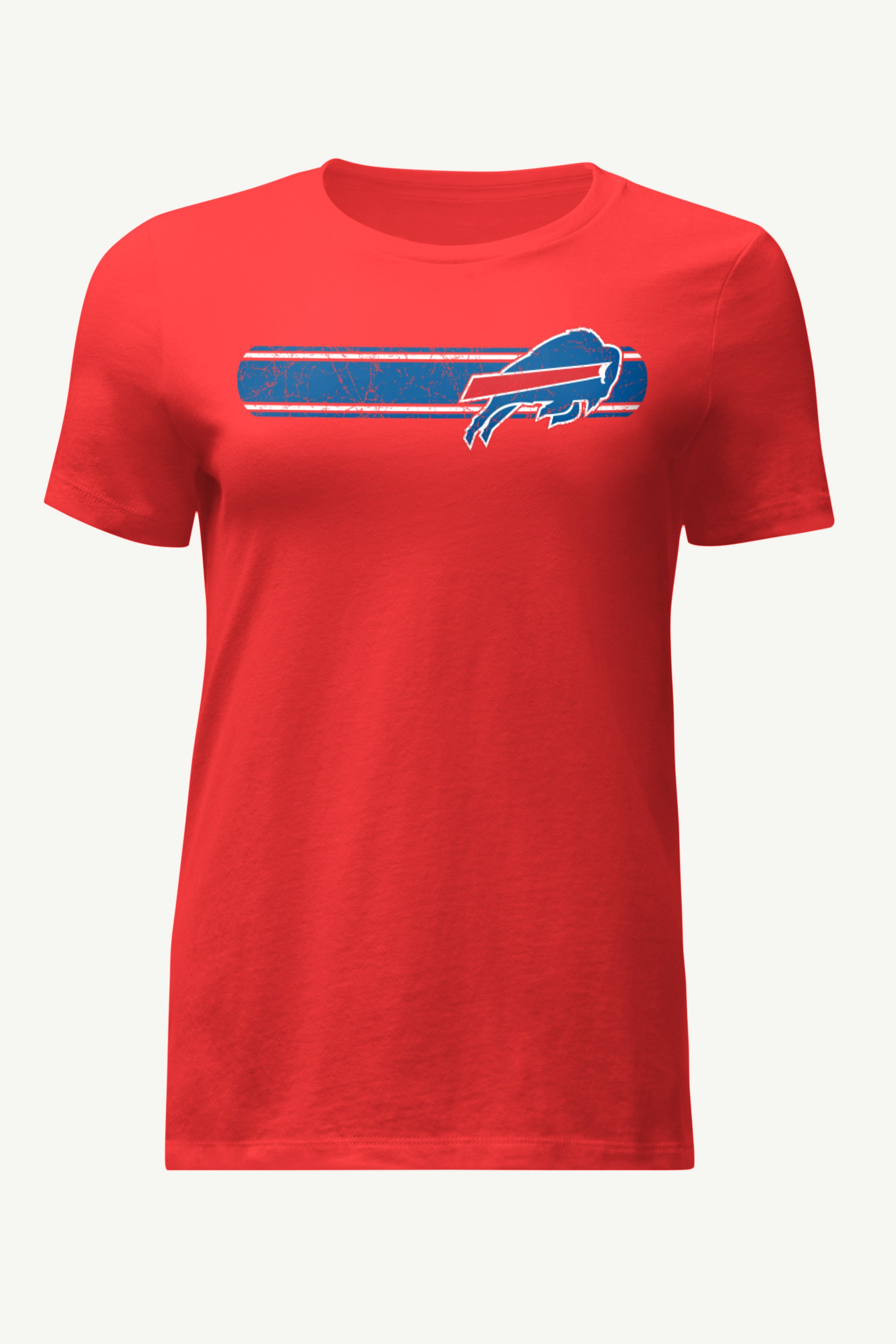 WOMENS BUFFALO BILLS STRIPE T SHIRT View 1 | NFL WOMENS BUFFALO BILLS STRIPE T SHIRT View 1 | NFL