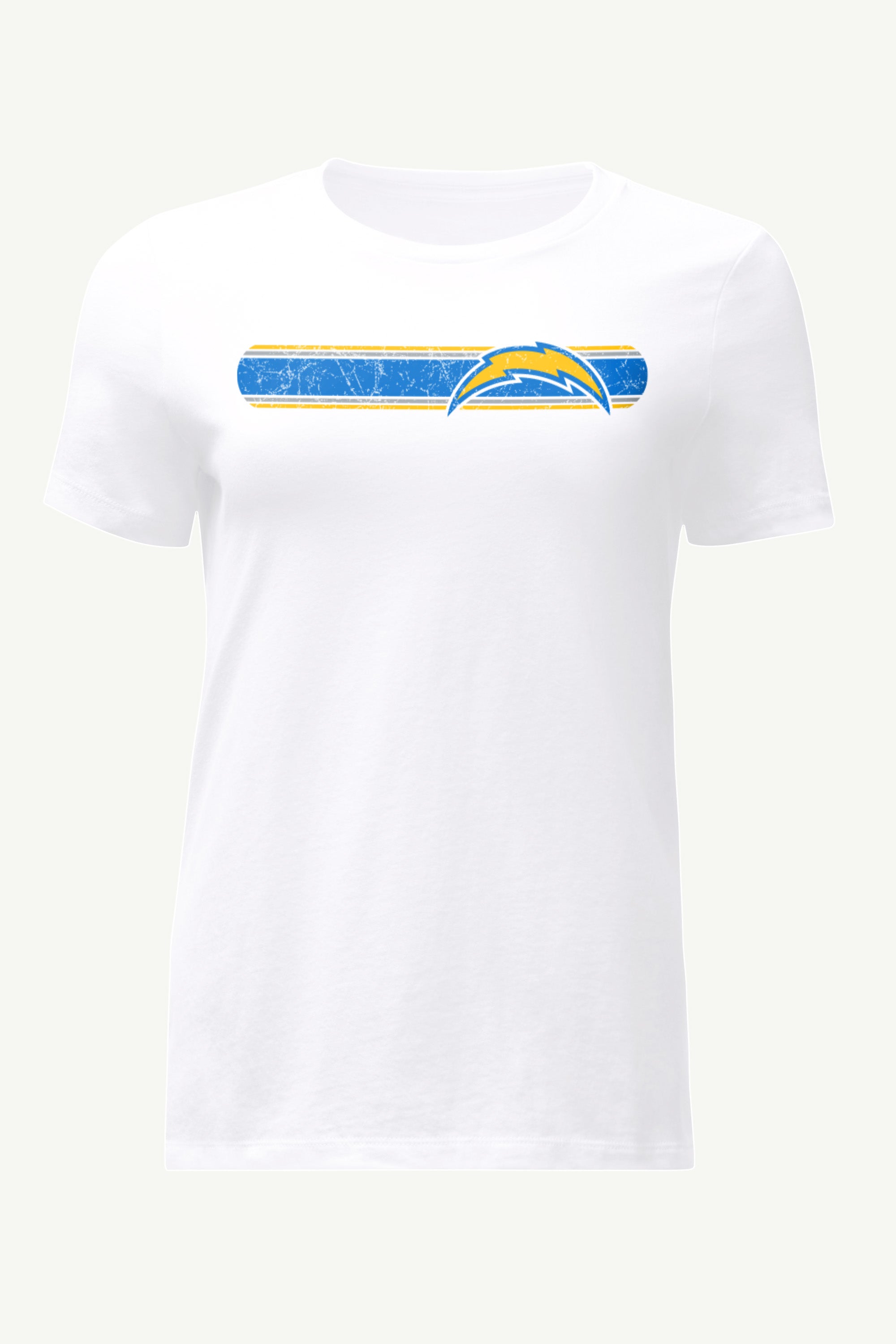 WOMENS LOS ANGELES CHARGERS STRIPE T SHIRT View 1 | NFL