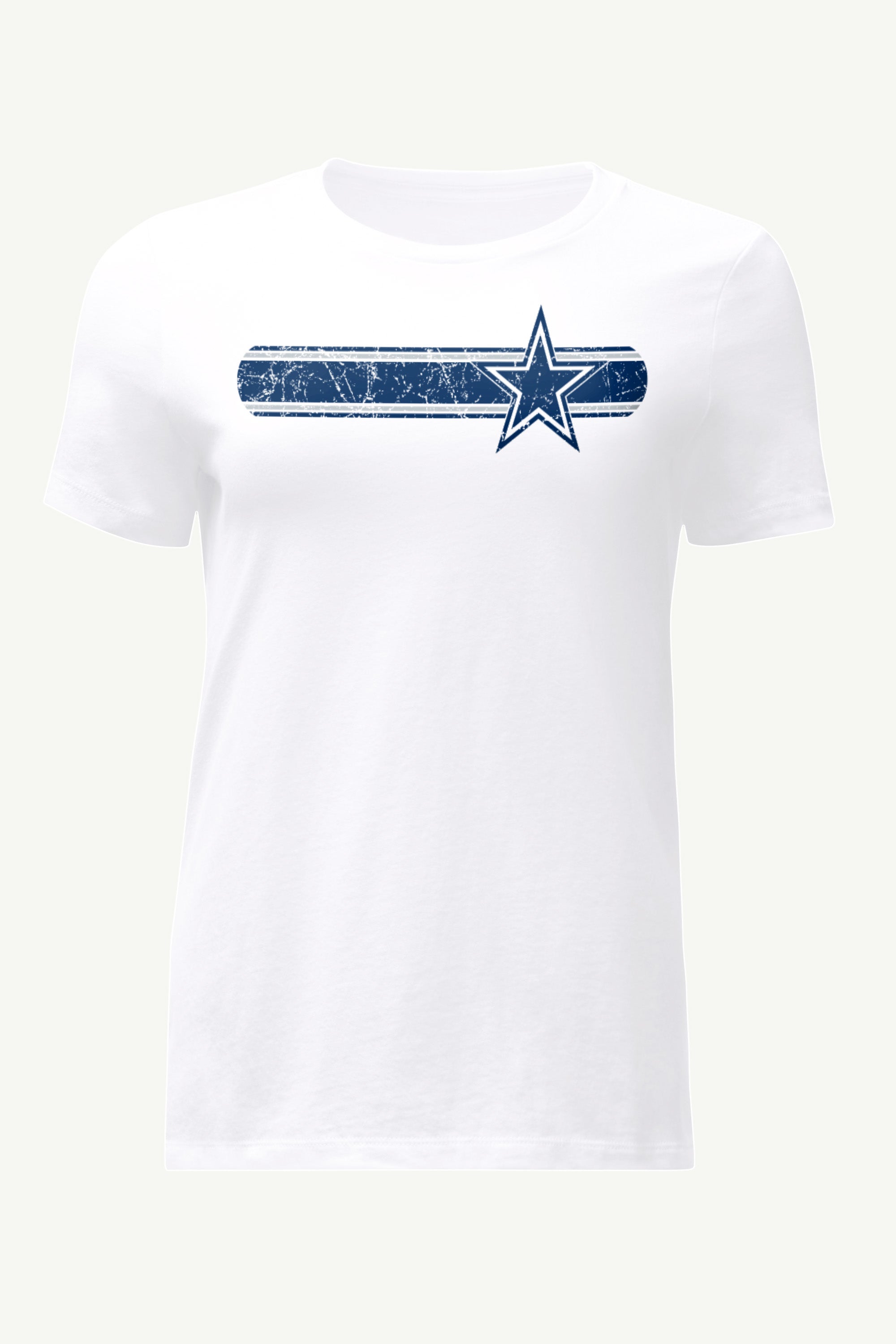 WOMENS DALLAS COWBOYS STRIPE T SHIRT View 1 | NFL