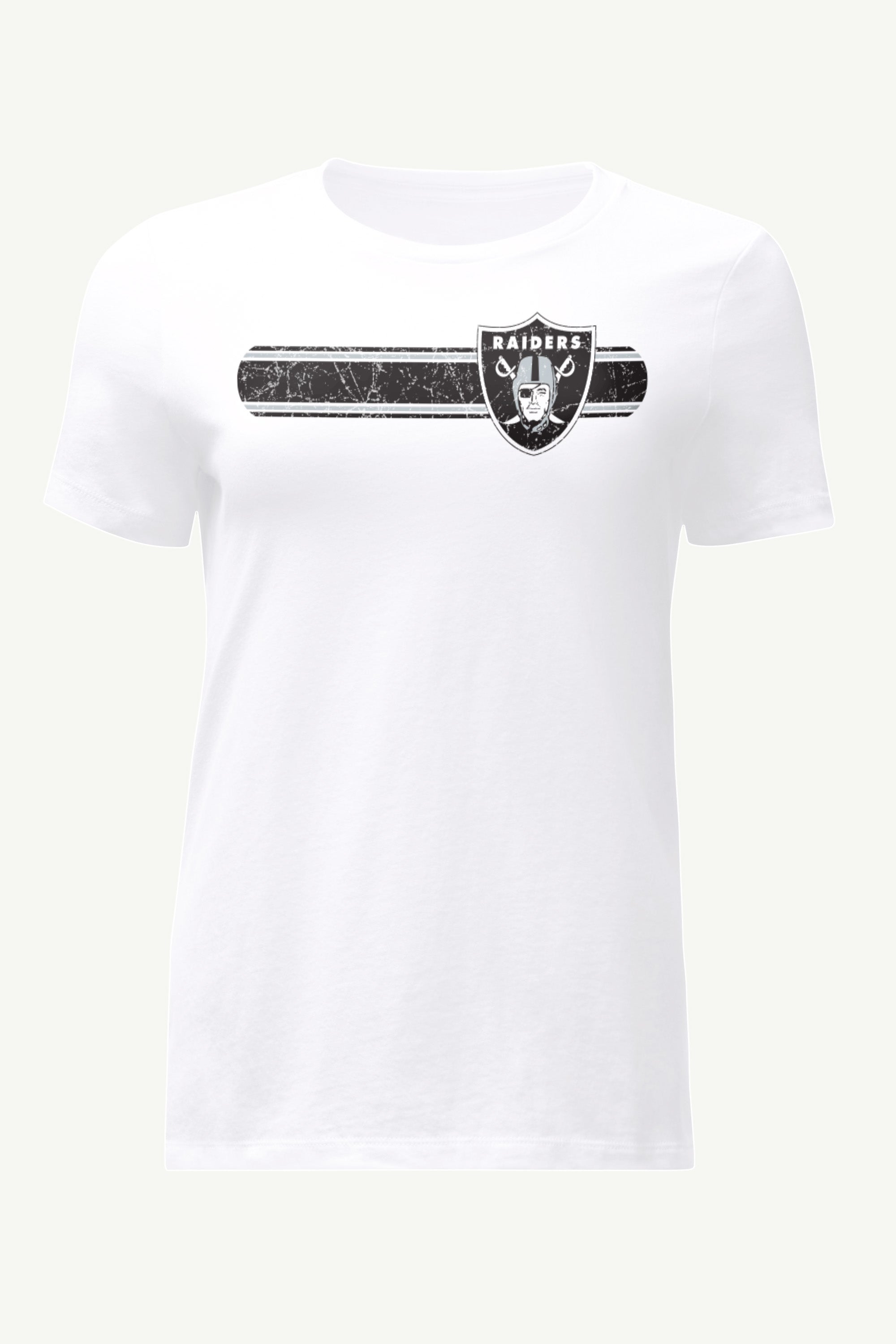 WOMENS LAS VEGAS RAIDERS STRIPE T SHIRT View 1 | NFL