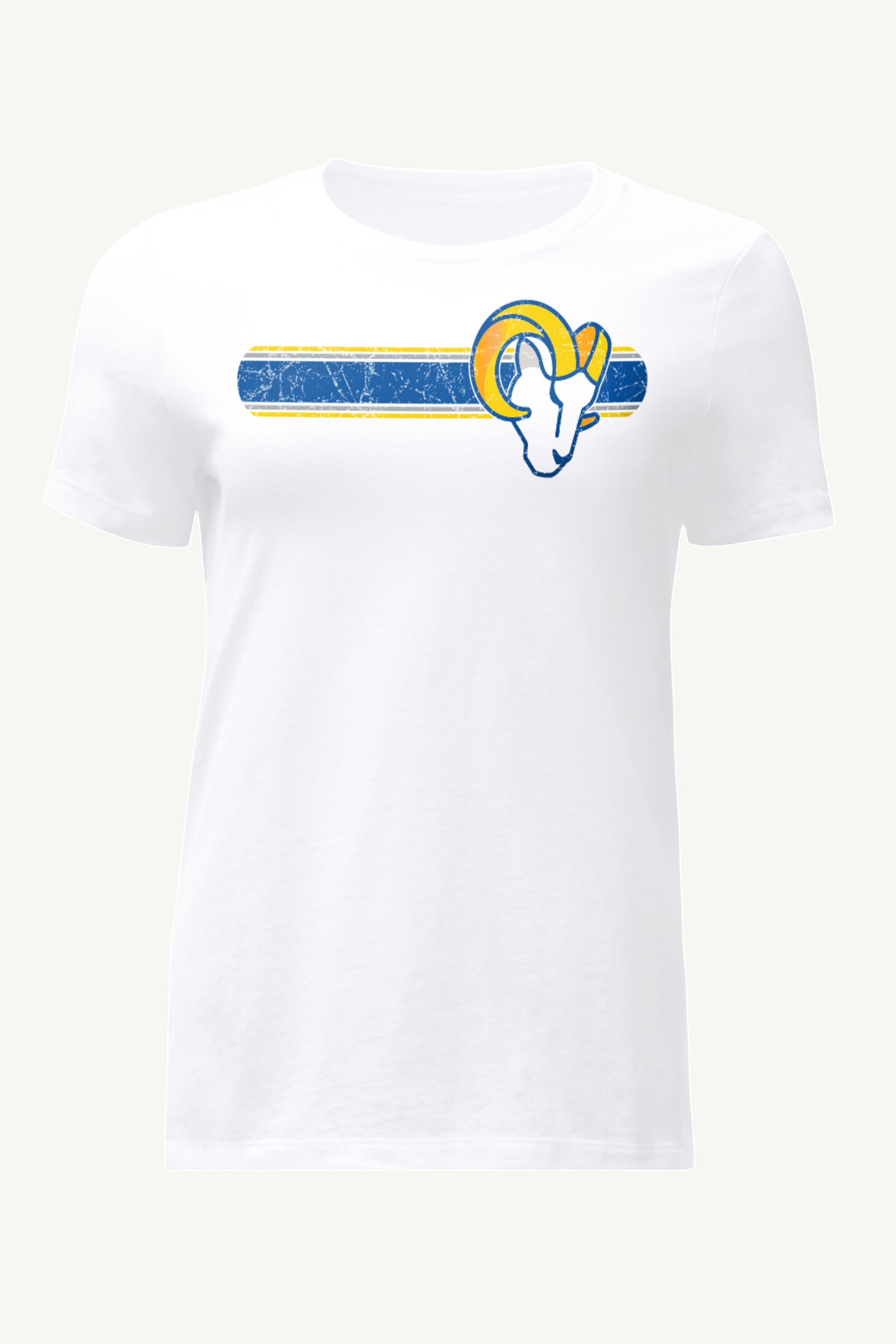 WOMENS LOS ANGELES RAMS STRIPE T SHIRT View 1 | NFL