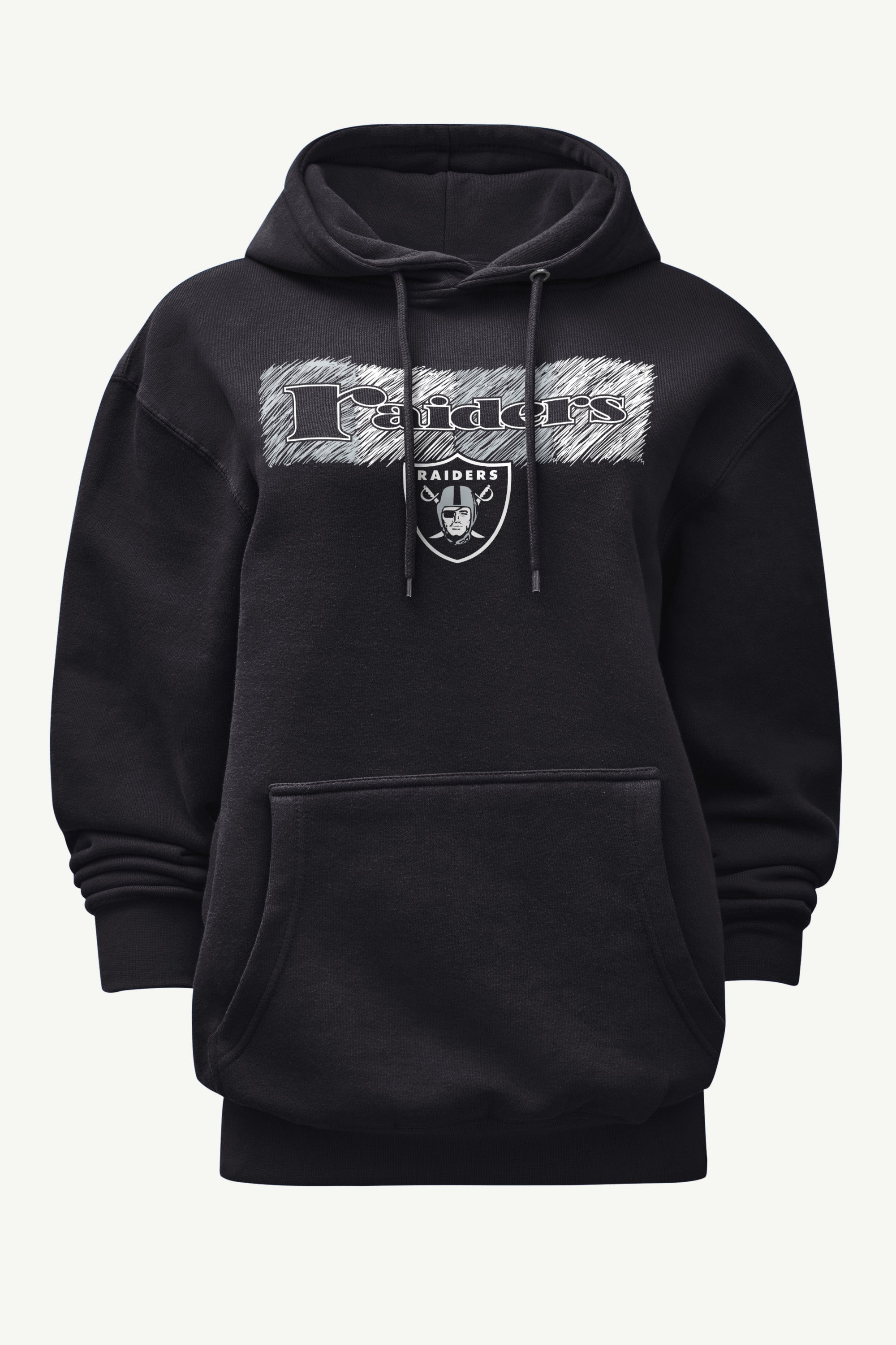 WOMENS LAS VEGAS RAIDERS COLOR SHADING HOODIE View 1 | Las Vegas Raiders