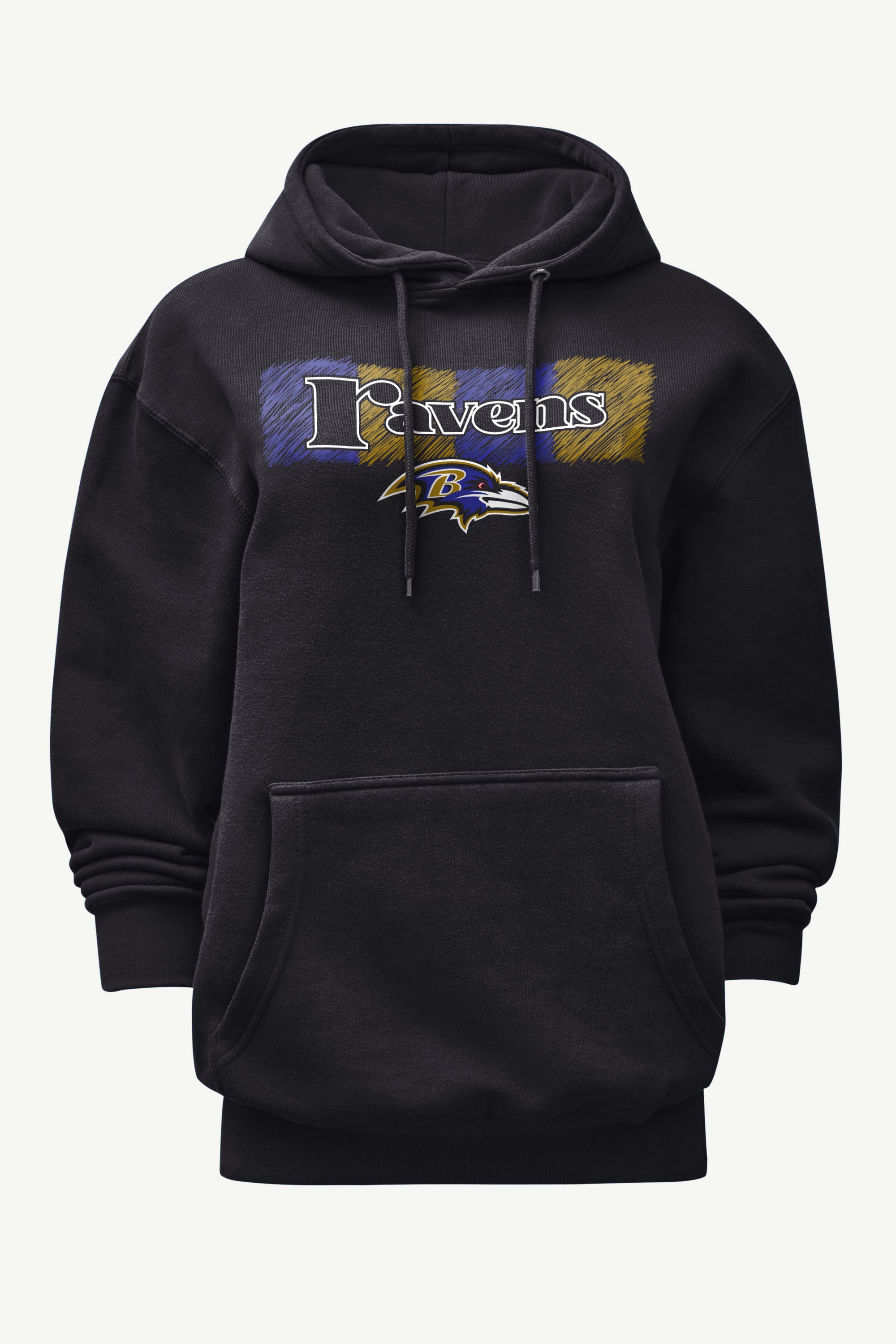 WOMENS BALTIMORE RAVENS COLOR SHADING HOODIE View 1 | Baltimore Ravens