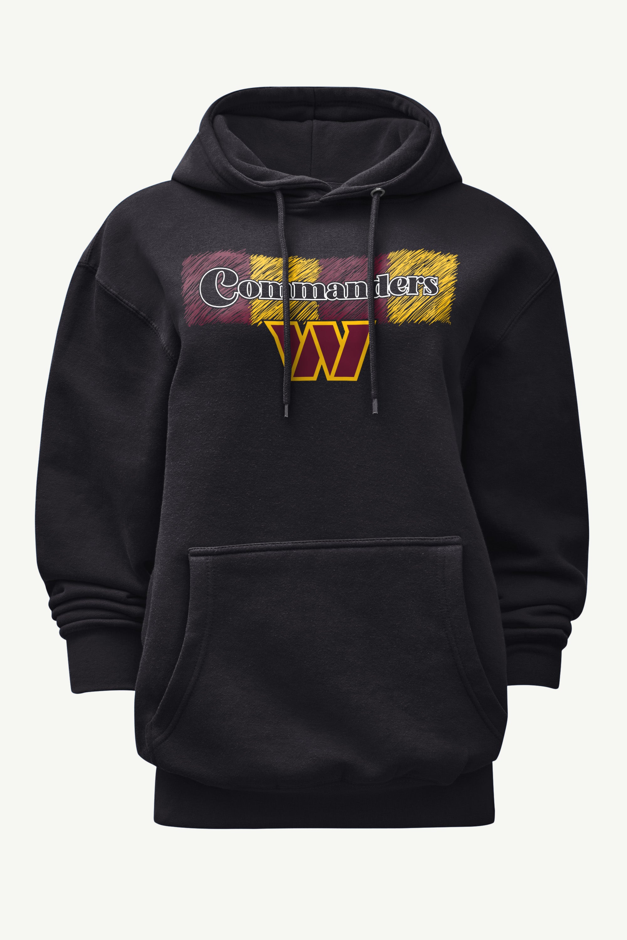 WOMENS WASHINGTON COMMANDERS COLOR SHADDING HOODIE View 1 | Washington Commanders