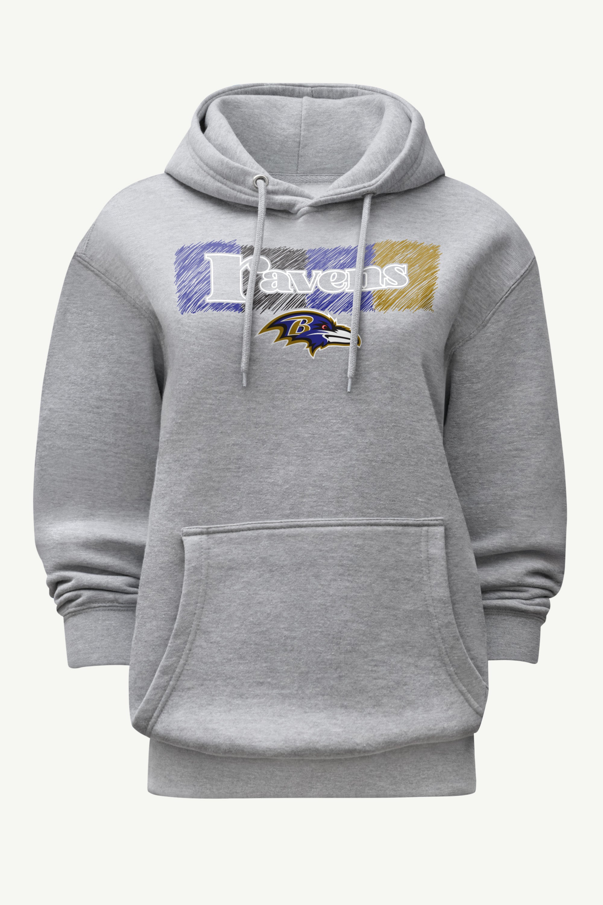 WOMENS BALTIMORE RAVENS COLOR SHADDING HOODIE View 1 | Baltimore Ravens