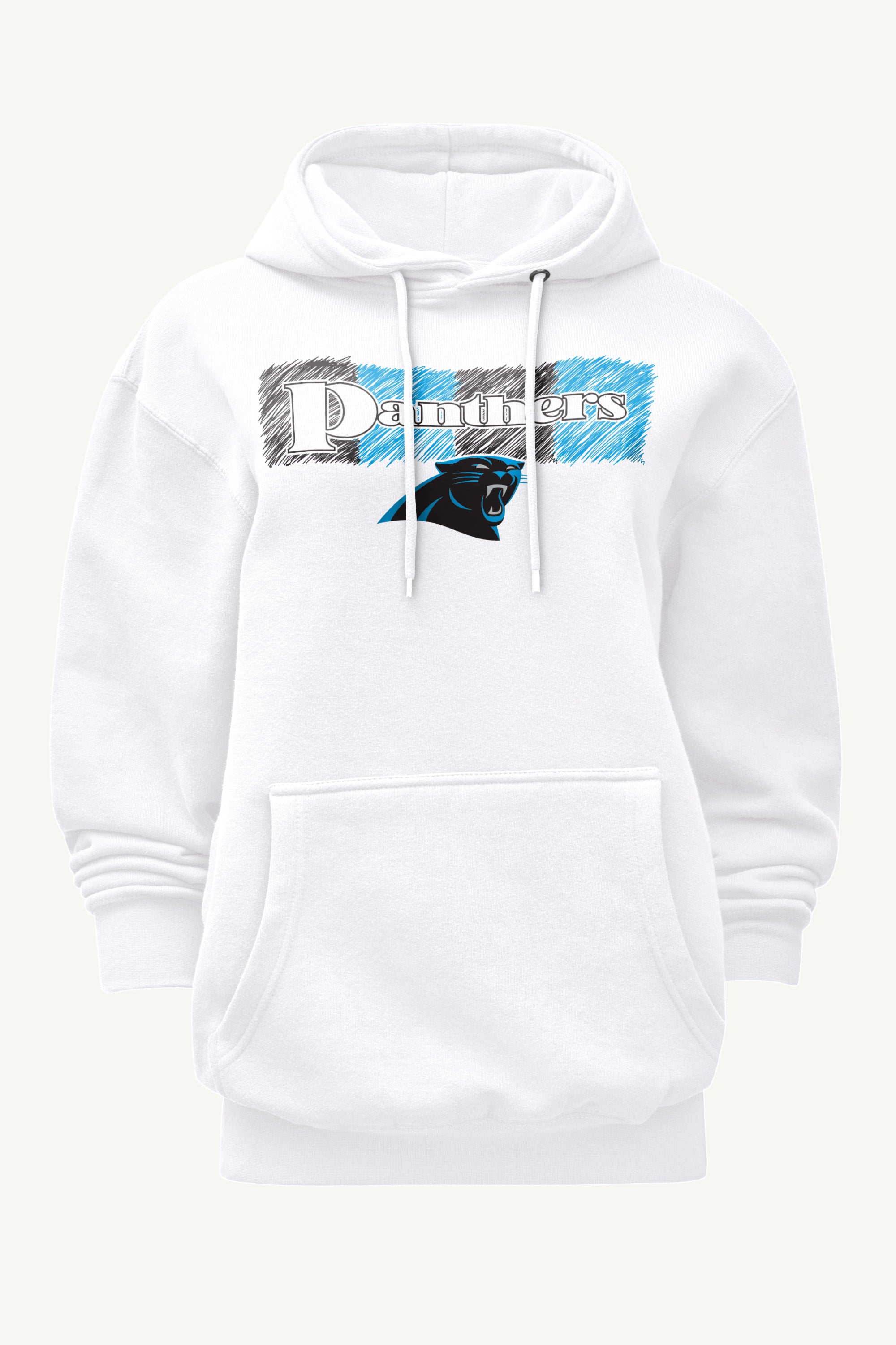 WOMENS CAROLINA PANTHERS COLOR SHADDING HOODIE View 1 | Carolina Panthers