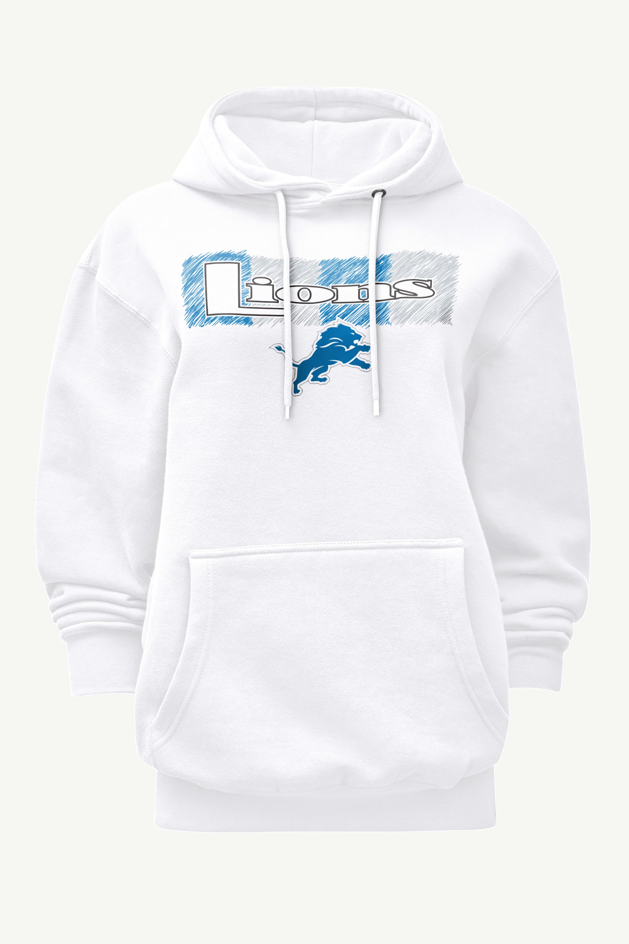 WOMENS DETROIT LIONS COLOR SHADDING HOODIE View 1 | NFL