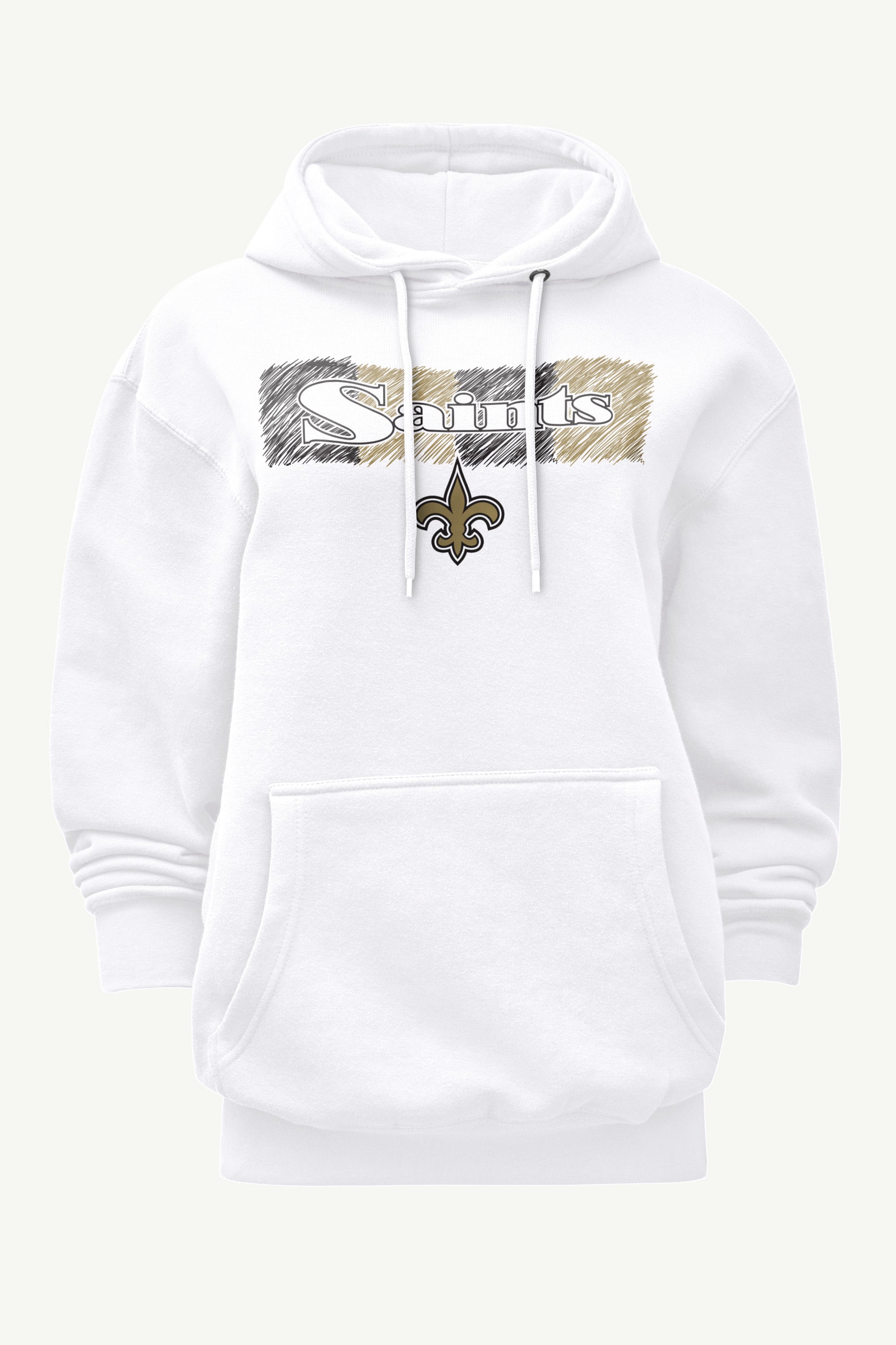 WOMENS NEW ORLEANS SAINTS COLOR SHADDING HOODIE View 1 | NFL
