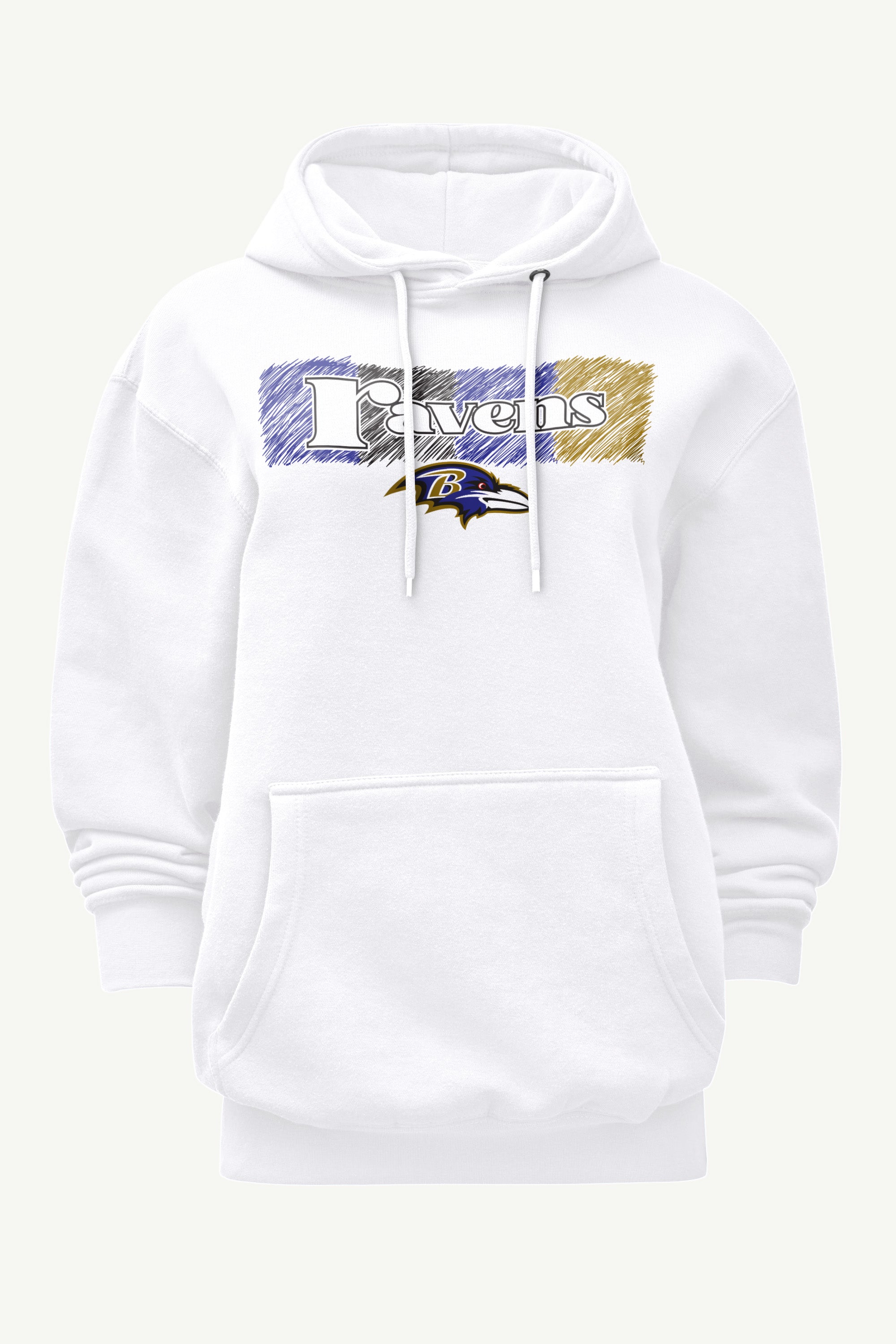 WOMENS BALTIMORE RAVENS COLOR SHADDING HOODIE View 1 | Baltimore Ravens
