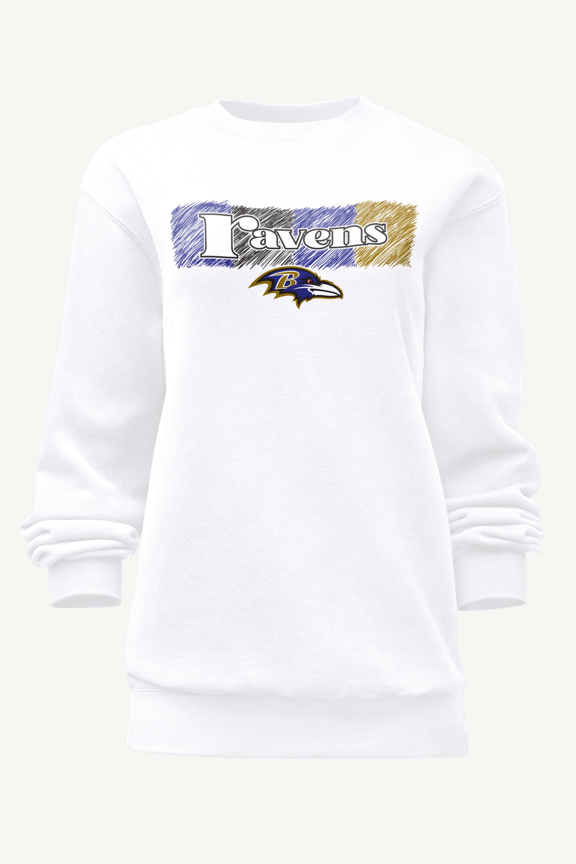 WOMENS BALTIMORE RAVENS COLOR SHADDING SWEATSHIRT View 1 | Baltimore Ravens