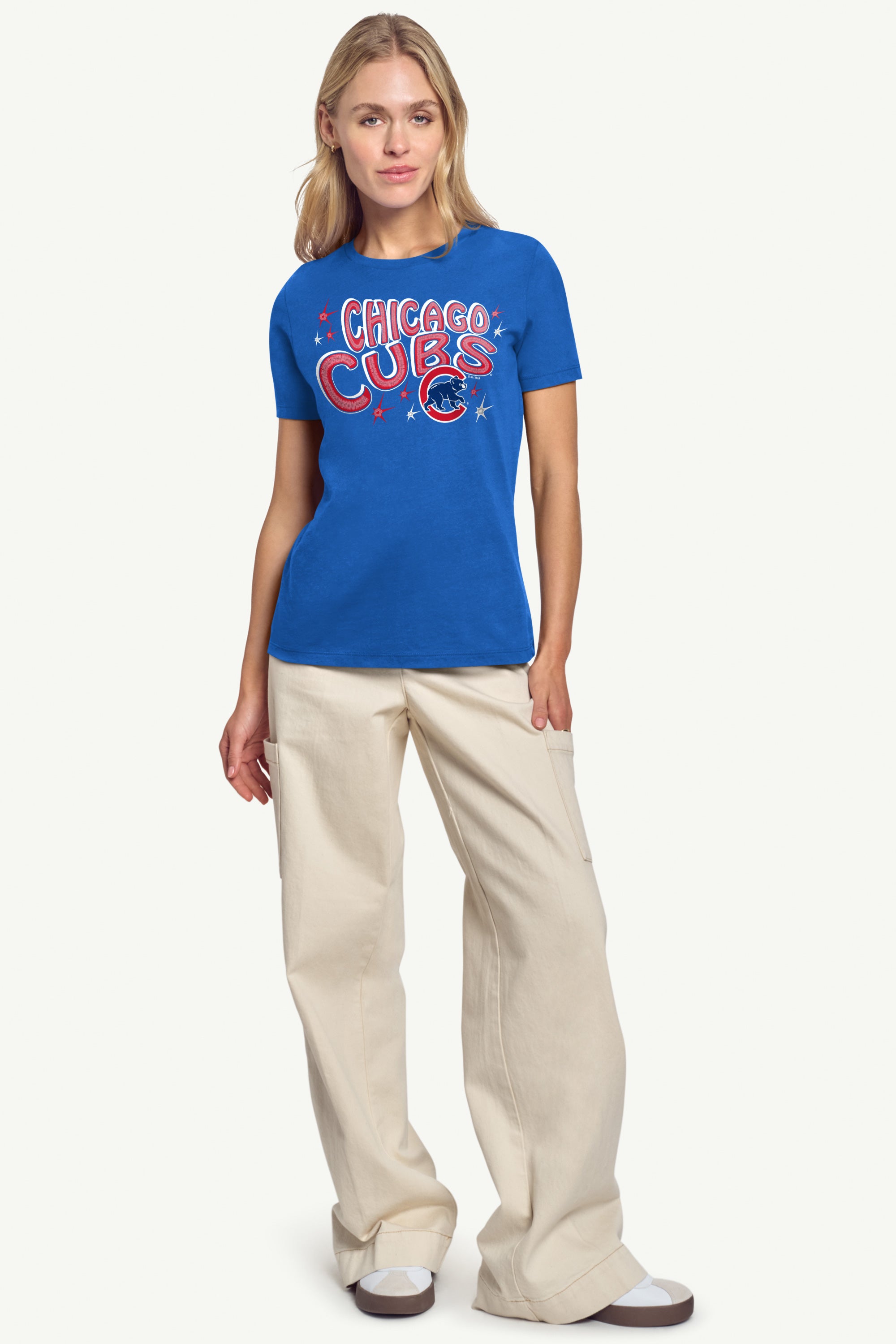 WOMENS CHICAGO CUBS FIREWORKS T SHIRT View 4 | MLB