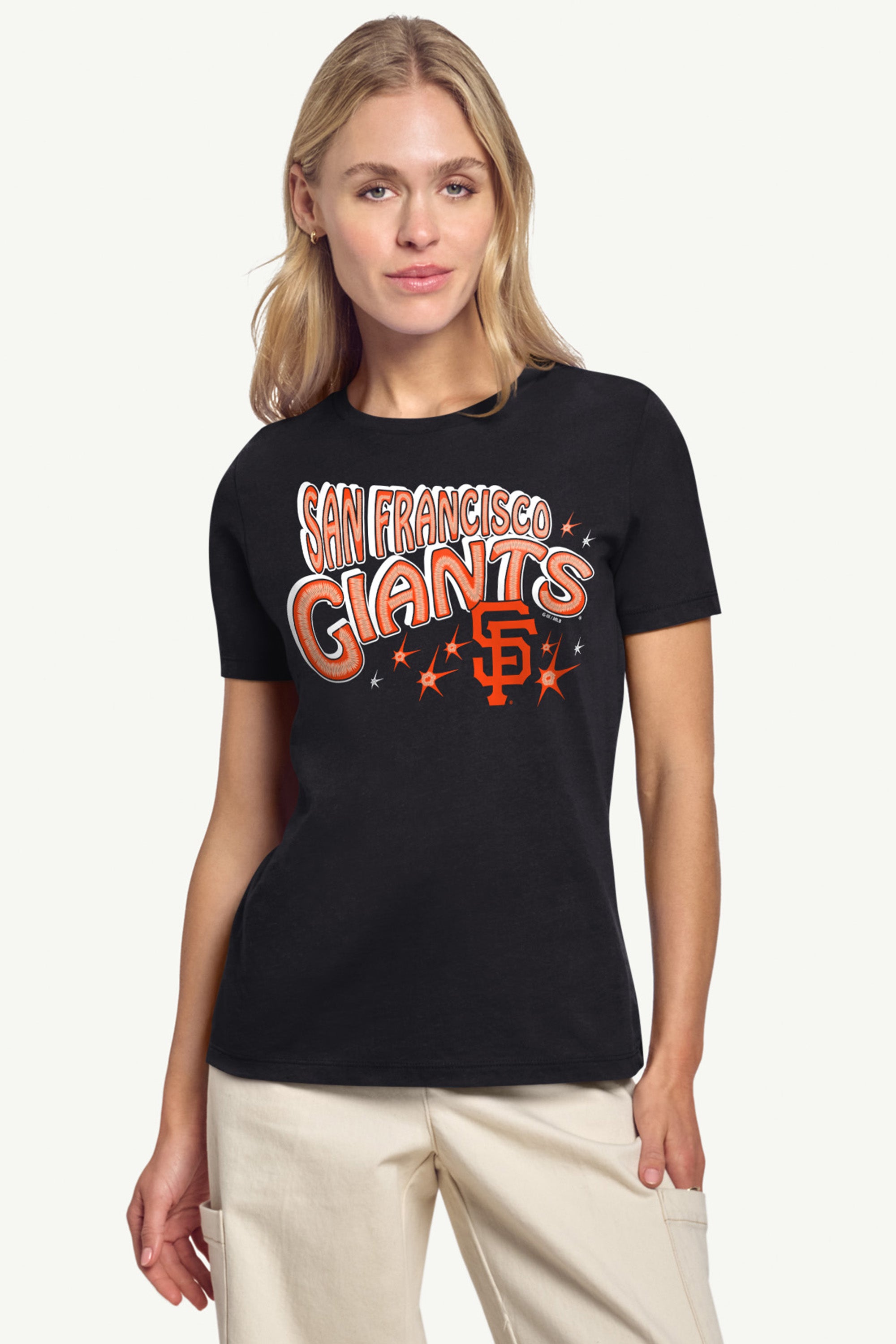 WOMENS SAN FRANCISCO GIANTS FIREWORKS T SHIRT View 3 | San Francisco Giants