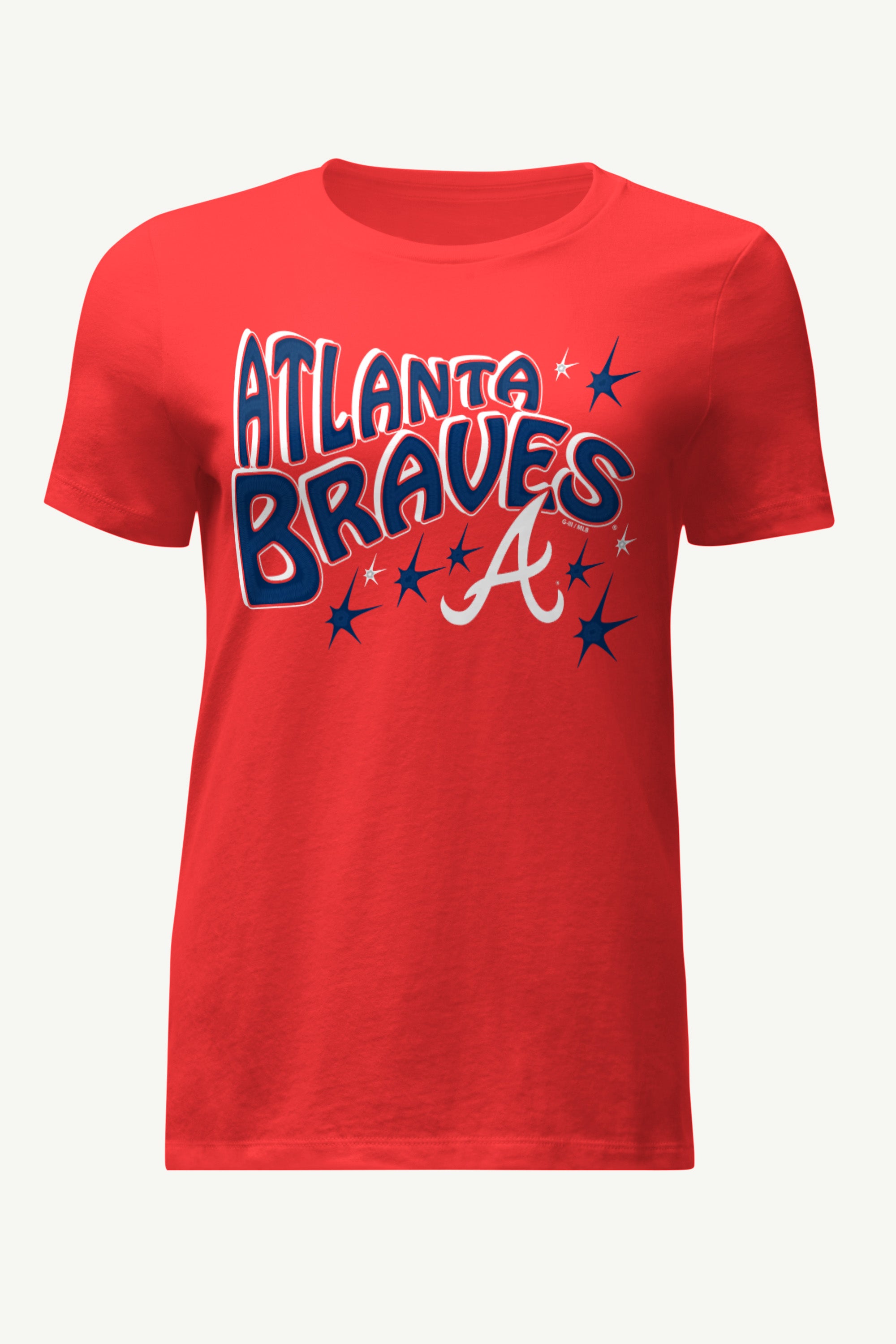 WOMENS ATLANTA BRAVES FIREWORKS T SHIRT View 1 | MLB WOMENS ATLANTA BRAVES FIREWORKS T SHIRT View 1 | MLB