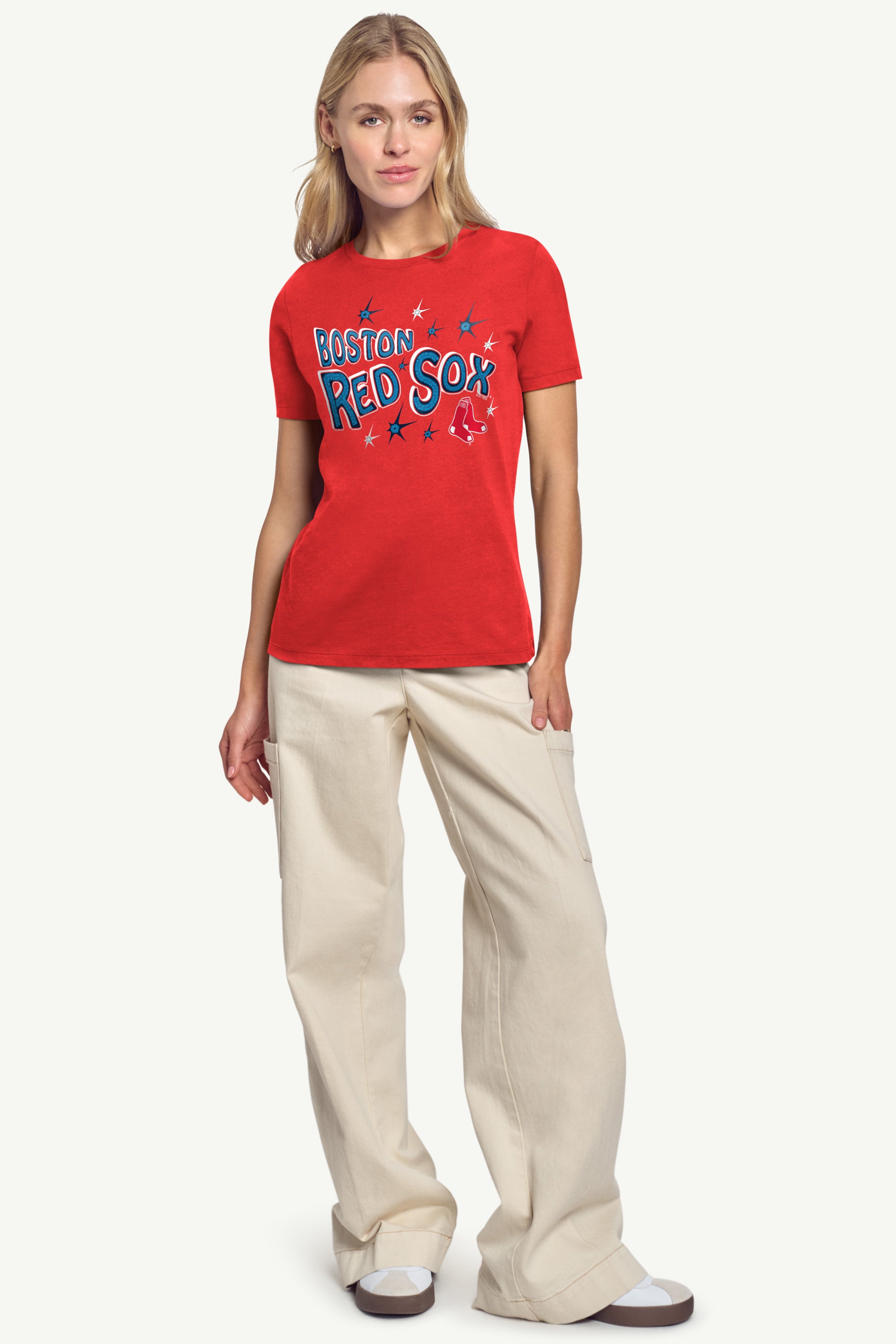 WOMENS BOSTON RED SOX FIREWORKS T SHIRT View 4 | MLB