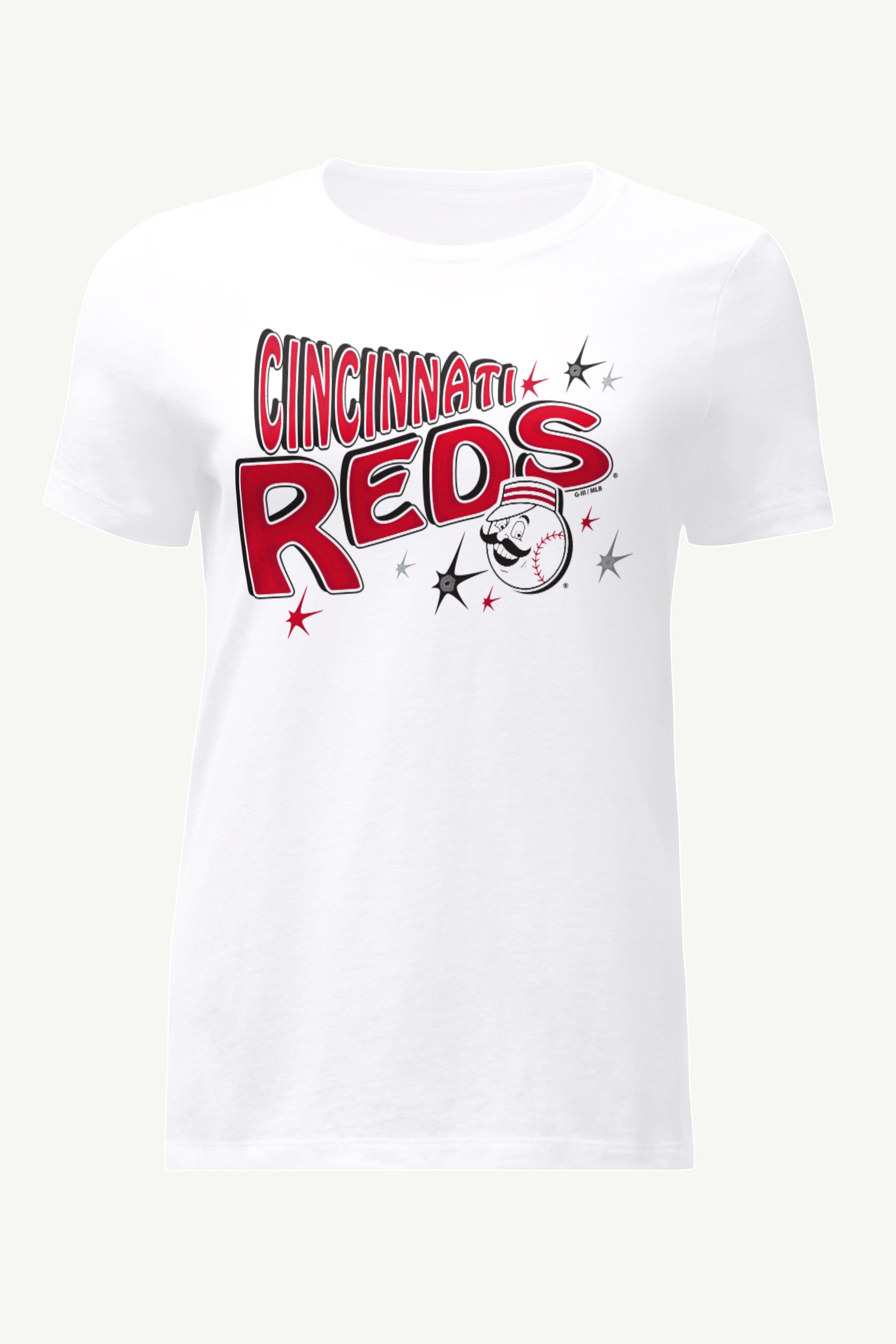 WOMENS CINCINNATI REDS FIREWORKS T SHIRT View 1 | Cincinnati Reds