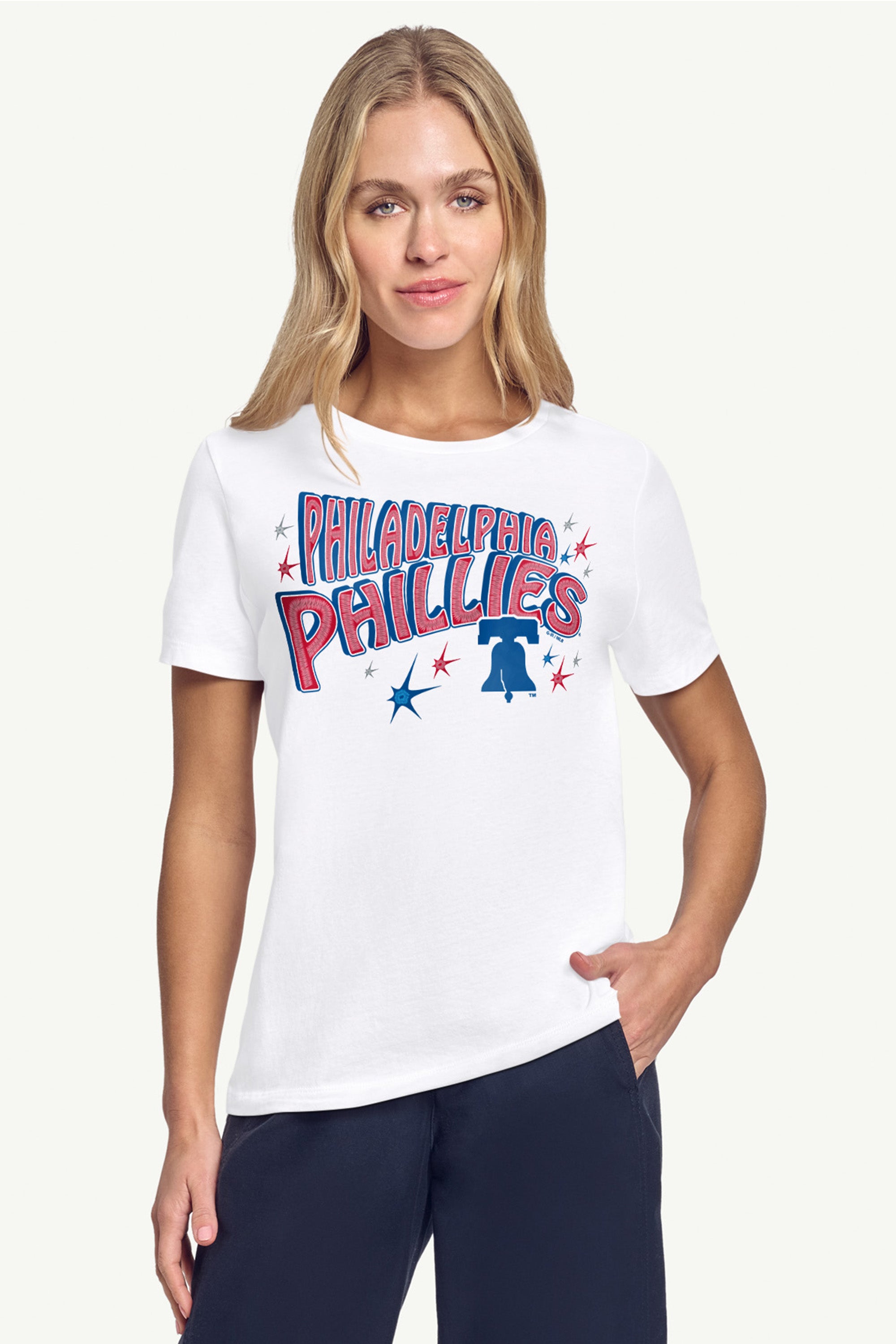 WOMENS PHILADELPHIA PHILLIES FIREWORKS T SHIRT View 3 | Philadelphia Phillies