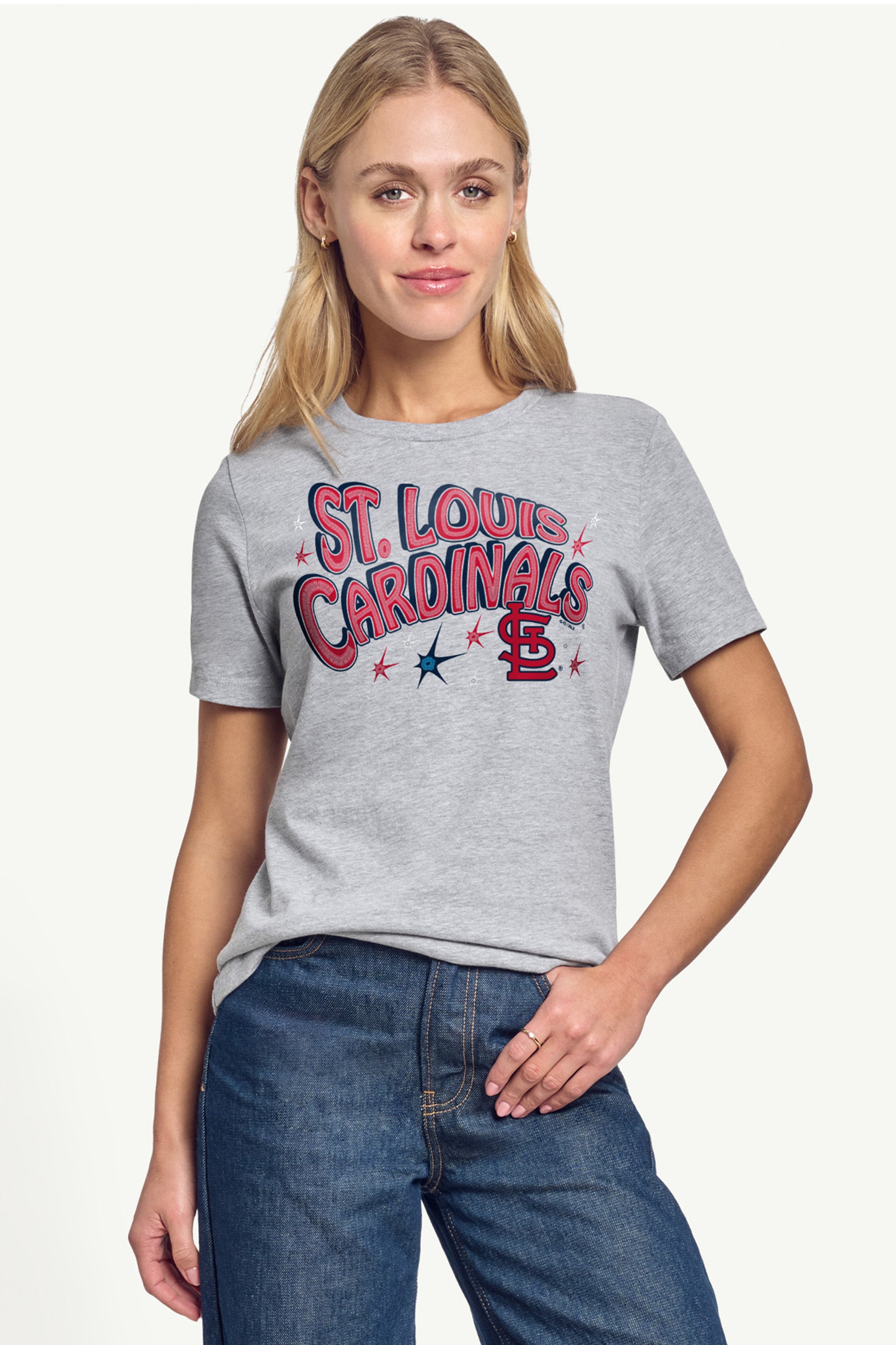 WOMENS ST LOUIS CARDINALS FIREWORKS T SHIRT View 4 | MLB