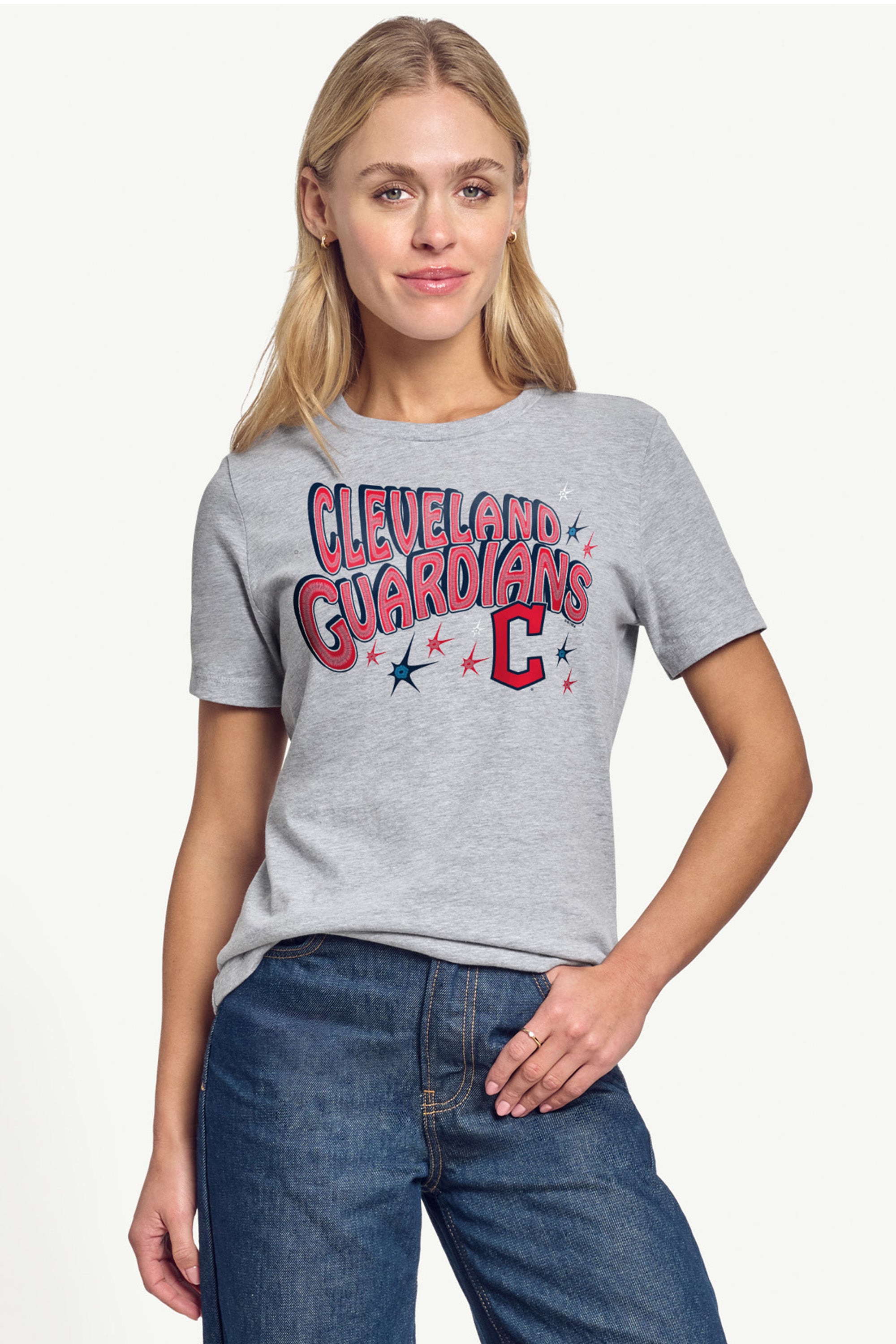 WOMENS CLEVELAND GUARDIANS FIREWORKS T SHIRT View 6 | DTG