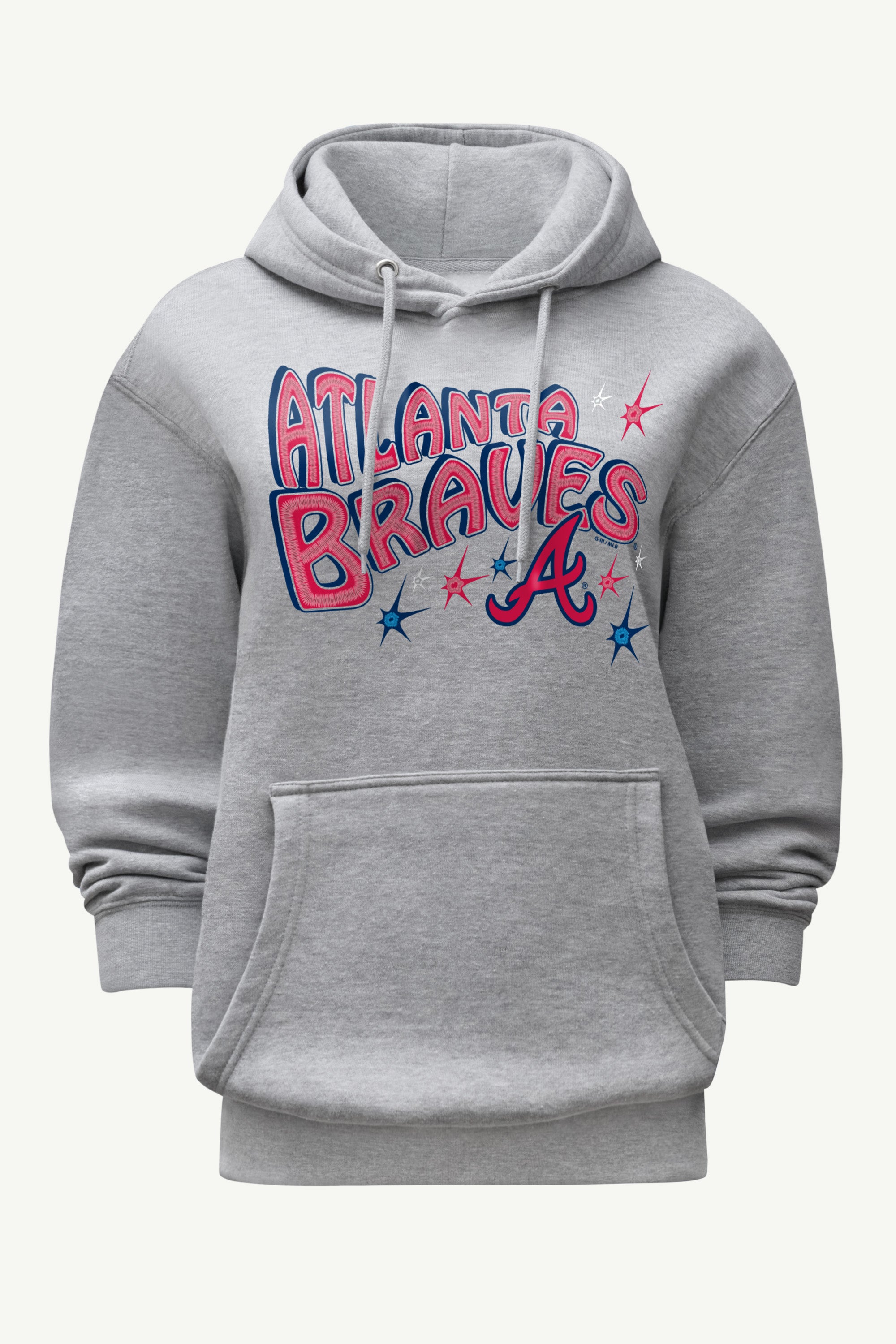 WOMENS ATLANTA BRAVES FIREWORKS HOODIE View 1 | Atlanta Braves