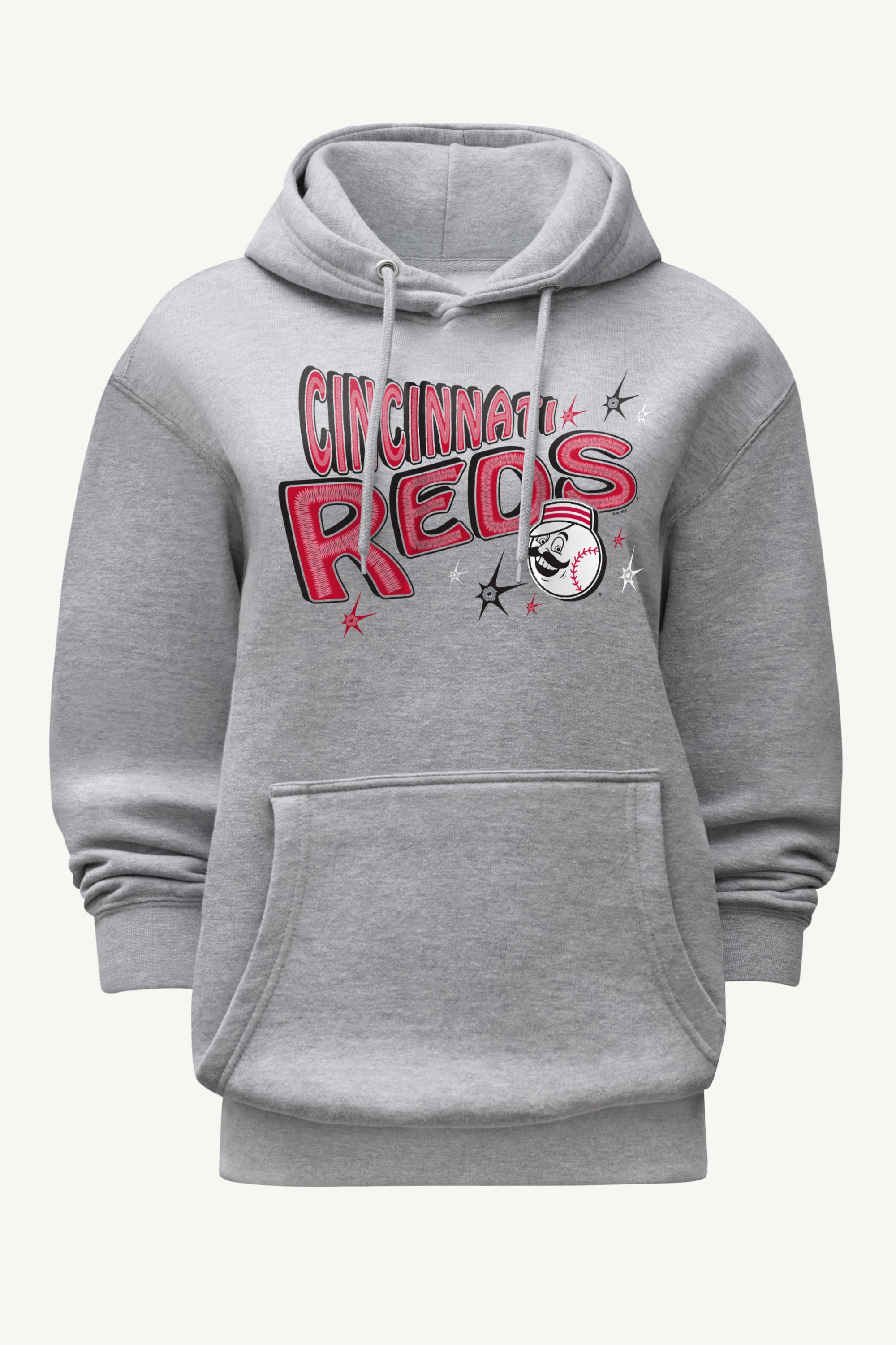 WOMENS CINCINNATI REDS FIREWORKS HOODIE View 1 | Cincinnati Reds