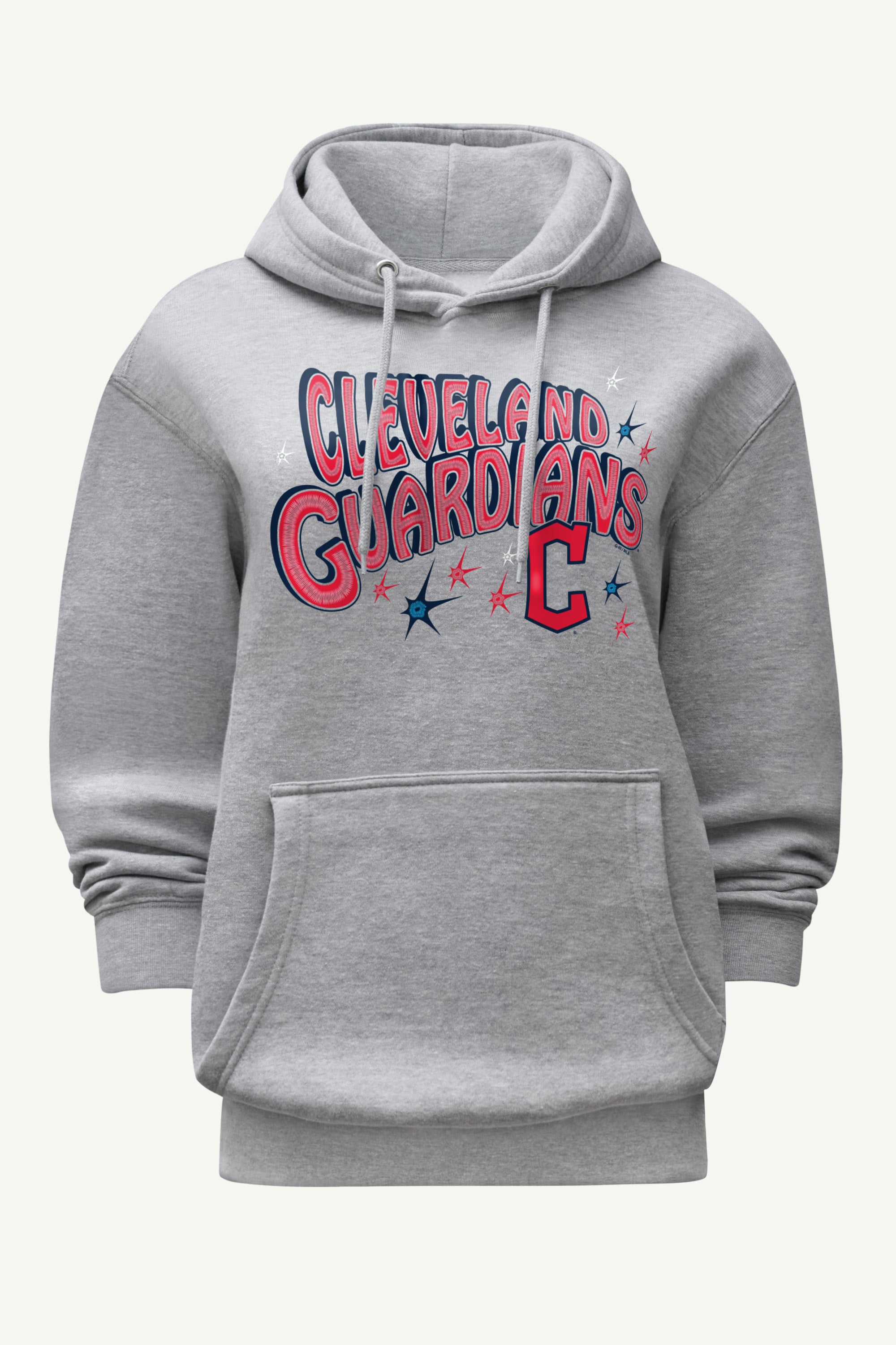 WOMENS CLEVELAND GUARDIANS FIREWORKS HOODIE View 1 | MLB