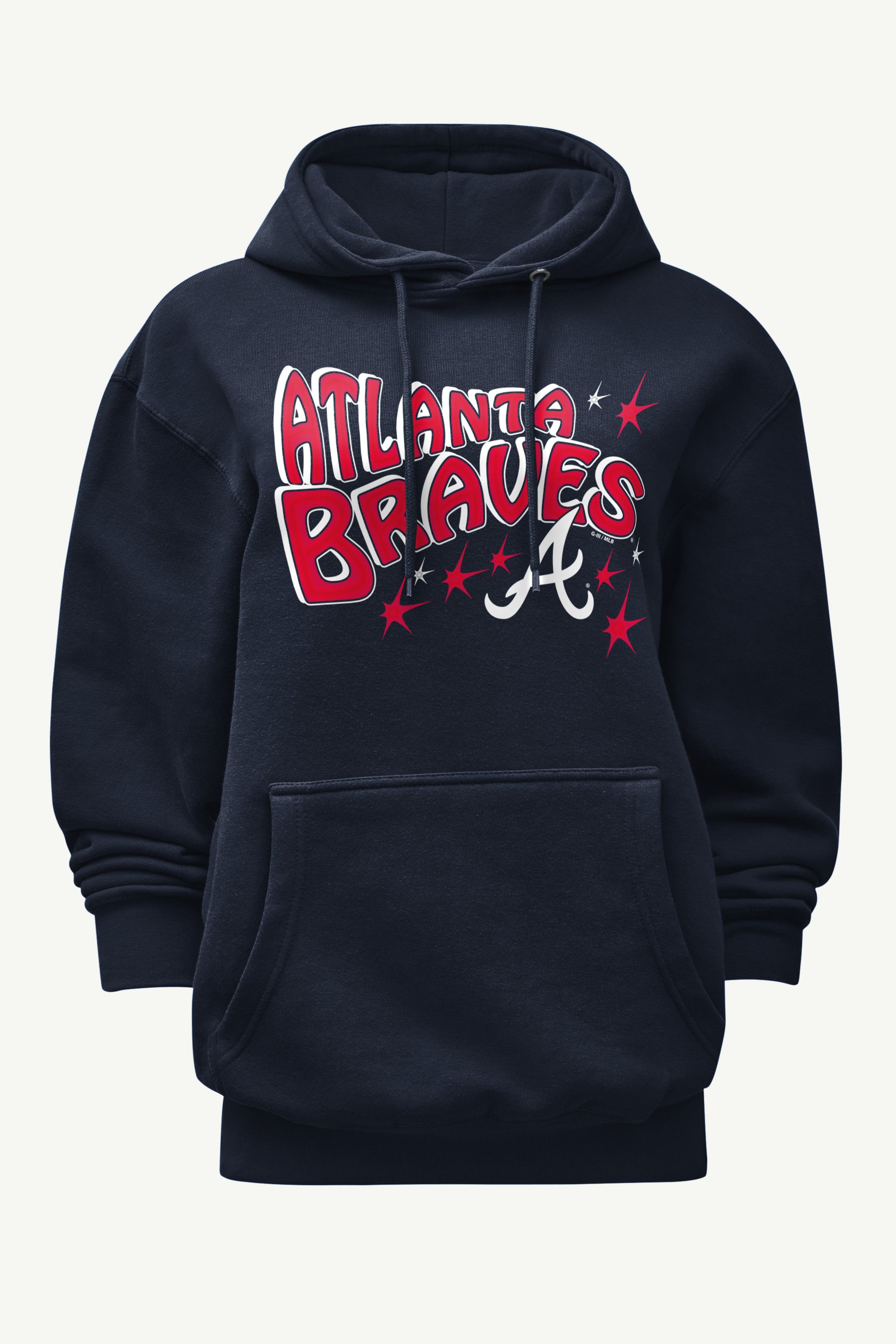 WOMENS ATLANTA BRAVES FIREWORKS HOODIE View 1 | Atlanta Braves