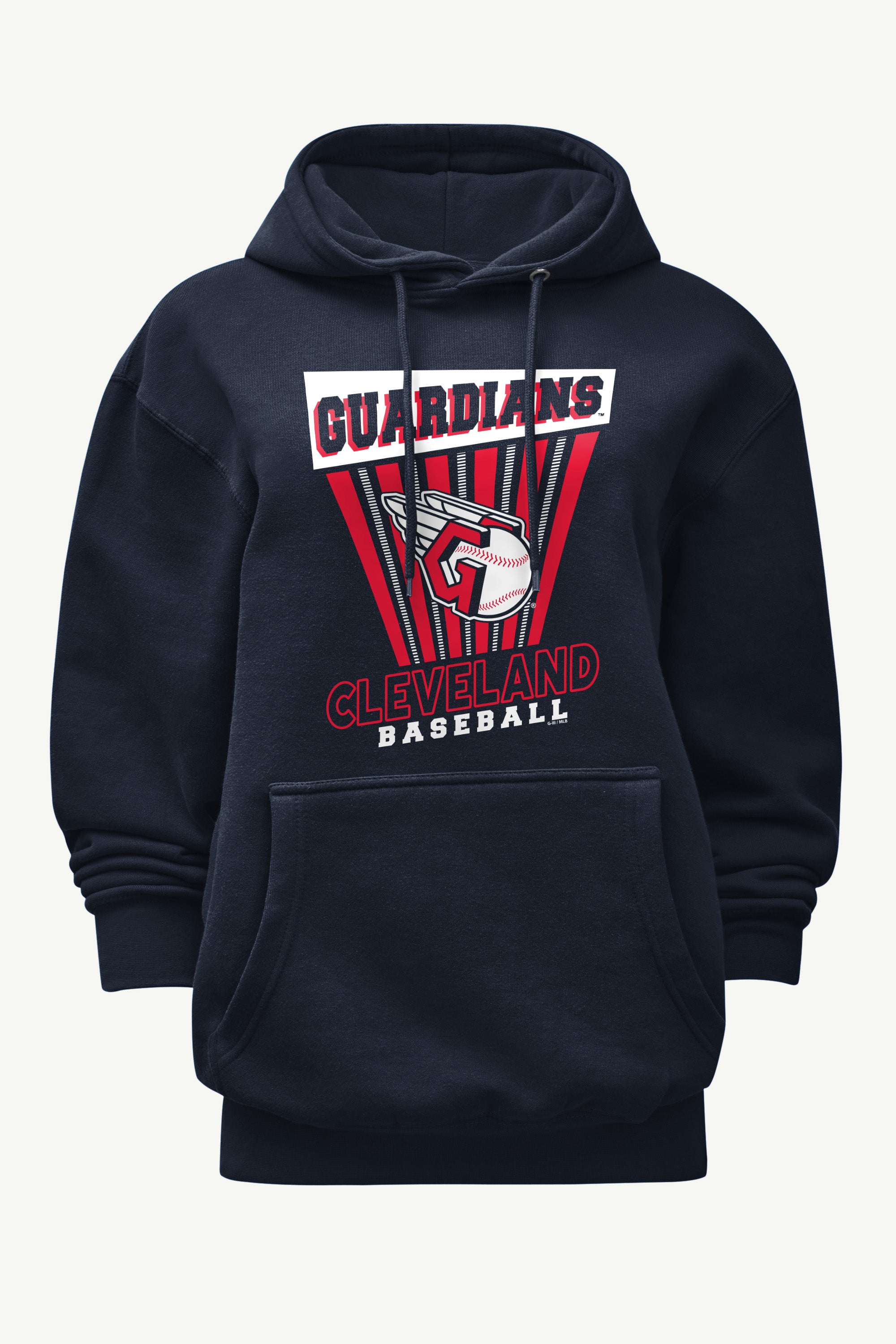 WOMENS CLEVELAND GUARDIANS POSTER PRINT HOODIE View 1 | MLB