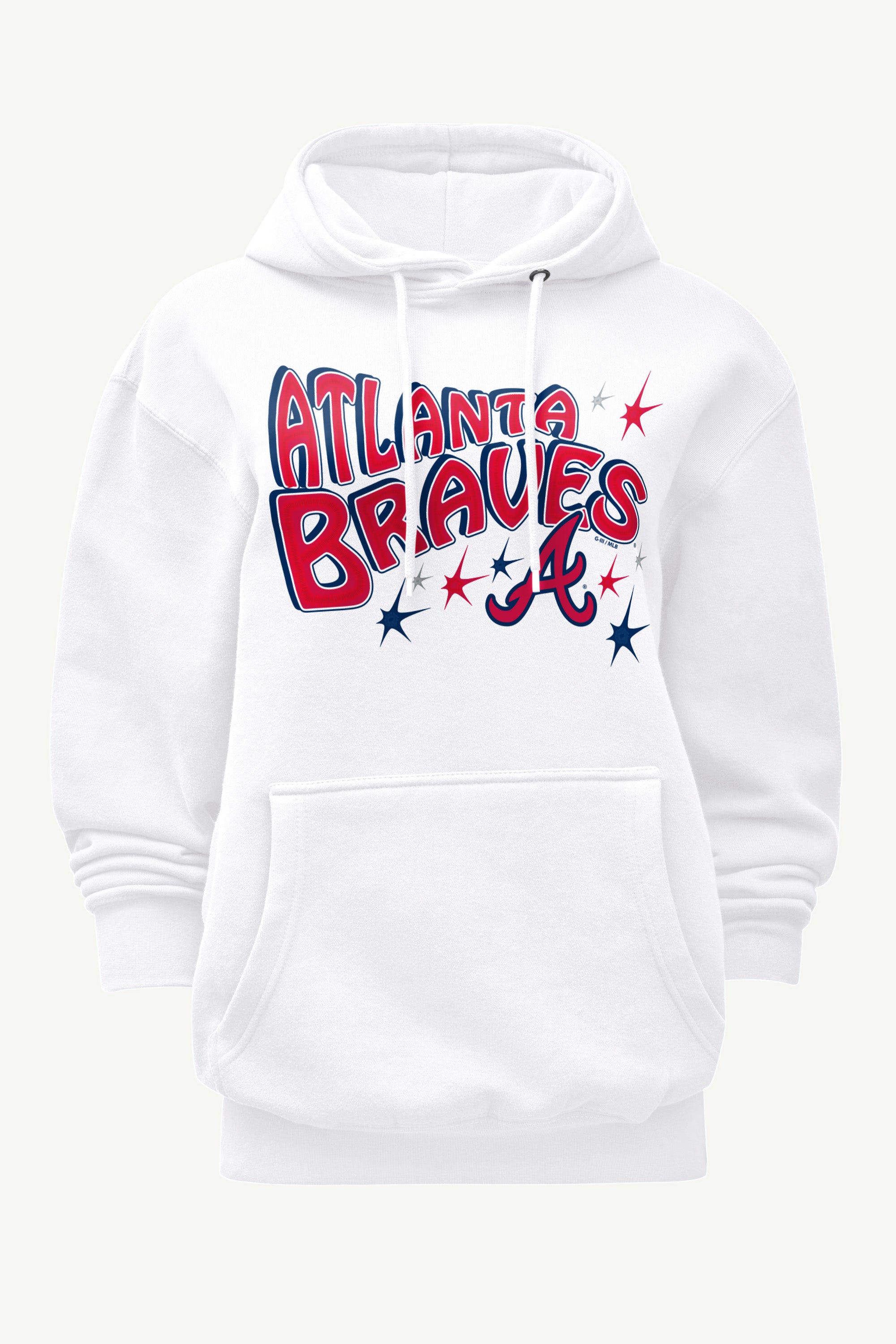 WOMENS ATLANTA BRAVES FIREWORKS HOODIE View 1 | Atlanta Braves