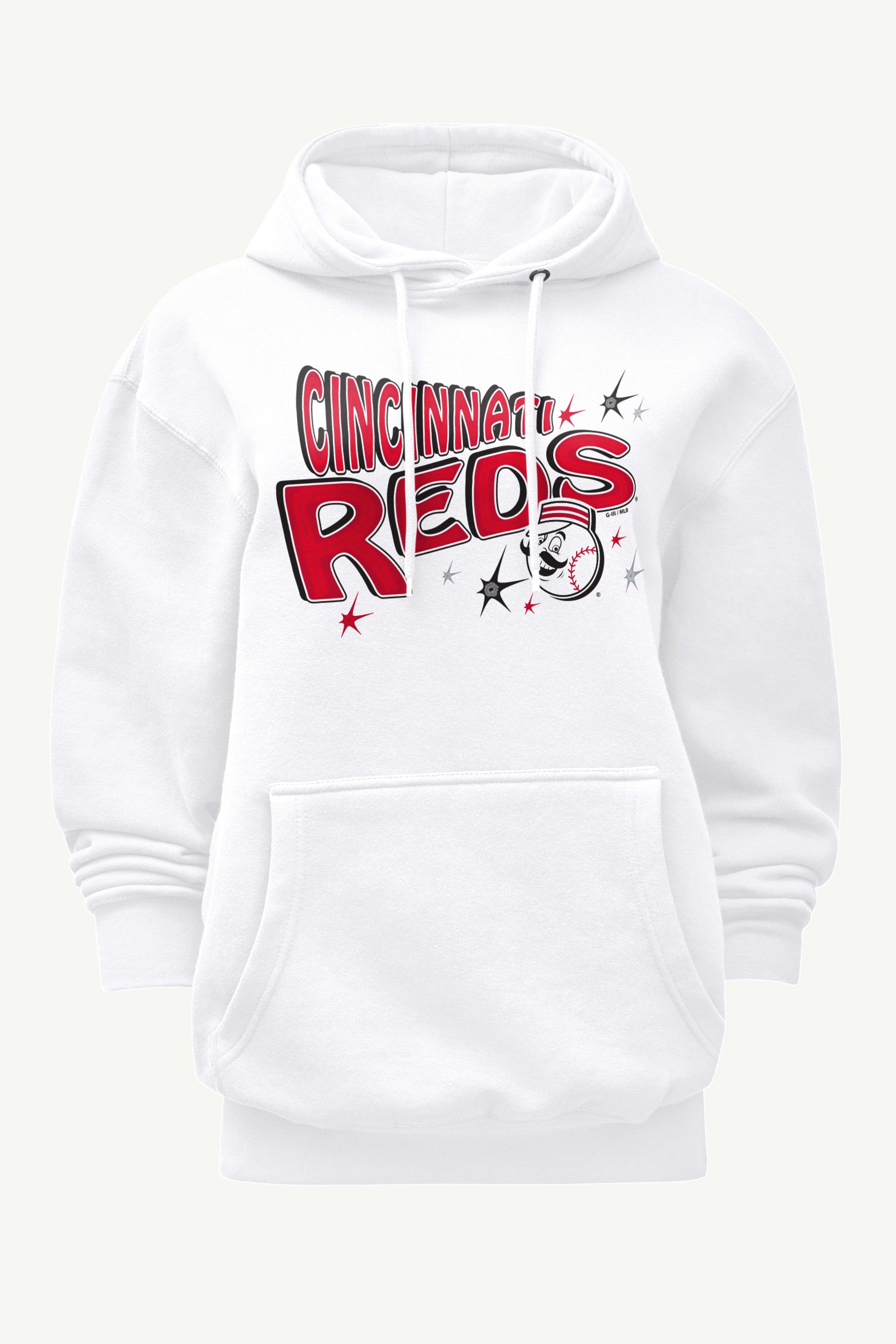 WOMENS CINCINNATI REDS FIREWORKS HOODIE View 1 | Cincinnati Reds