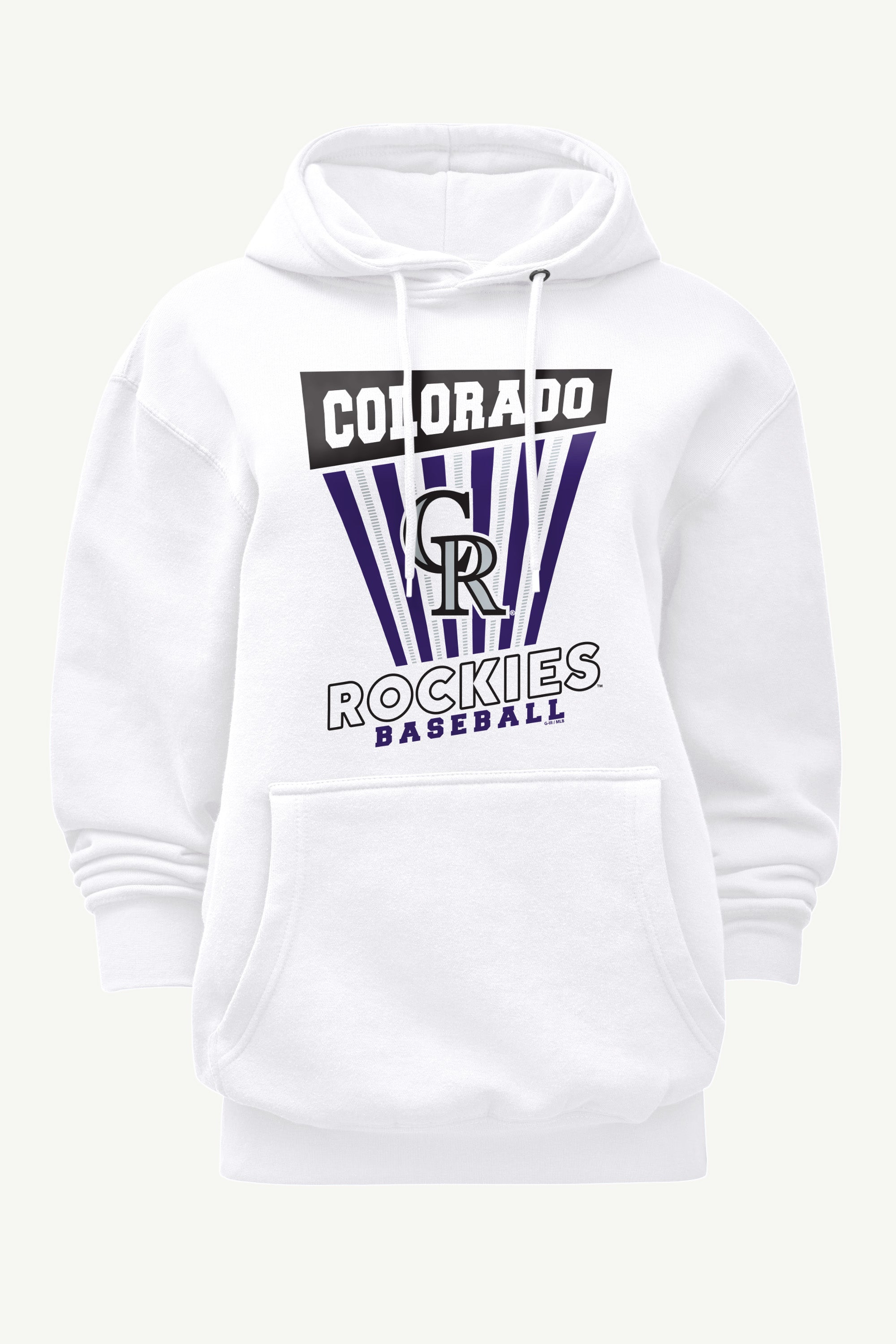 WOMENS COLORADO ROCKIES POSTER PRINT HOODIE View 1 | Products