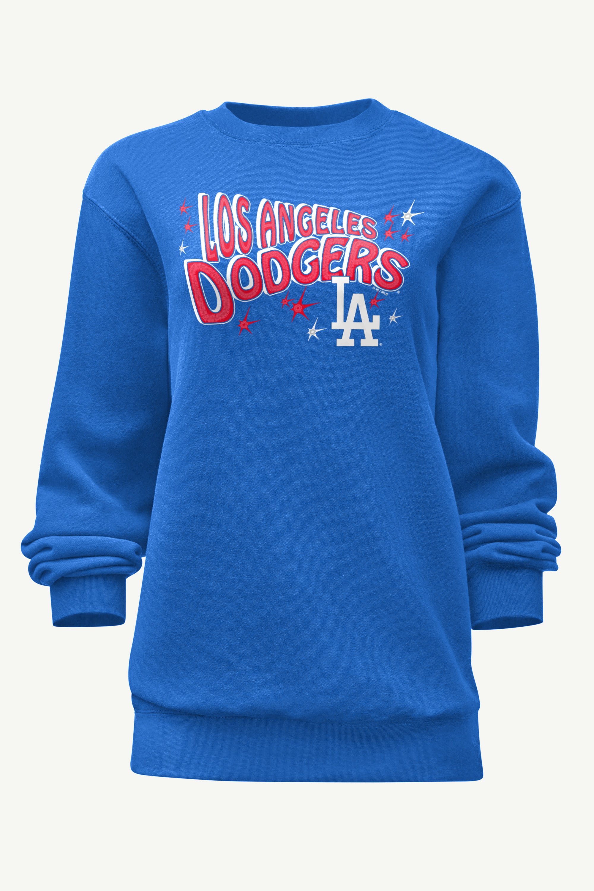 WOMENS LOS ANGELES DODGERS FIREWORKS SWEATSHIRT View 1 | MLB