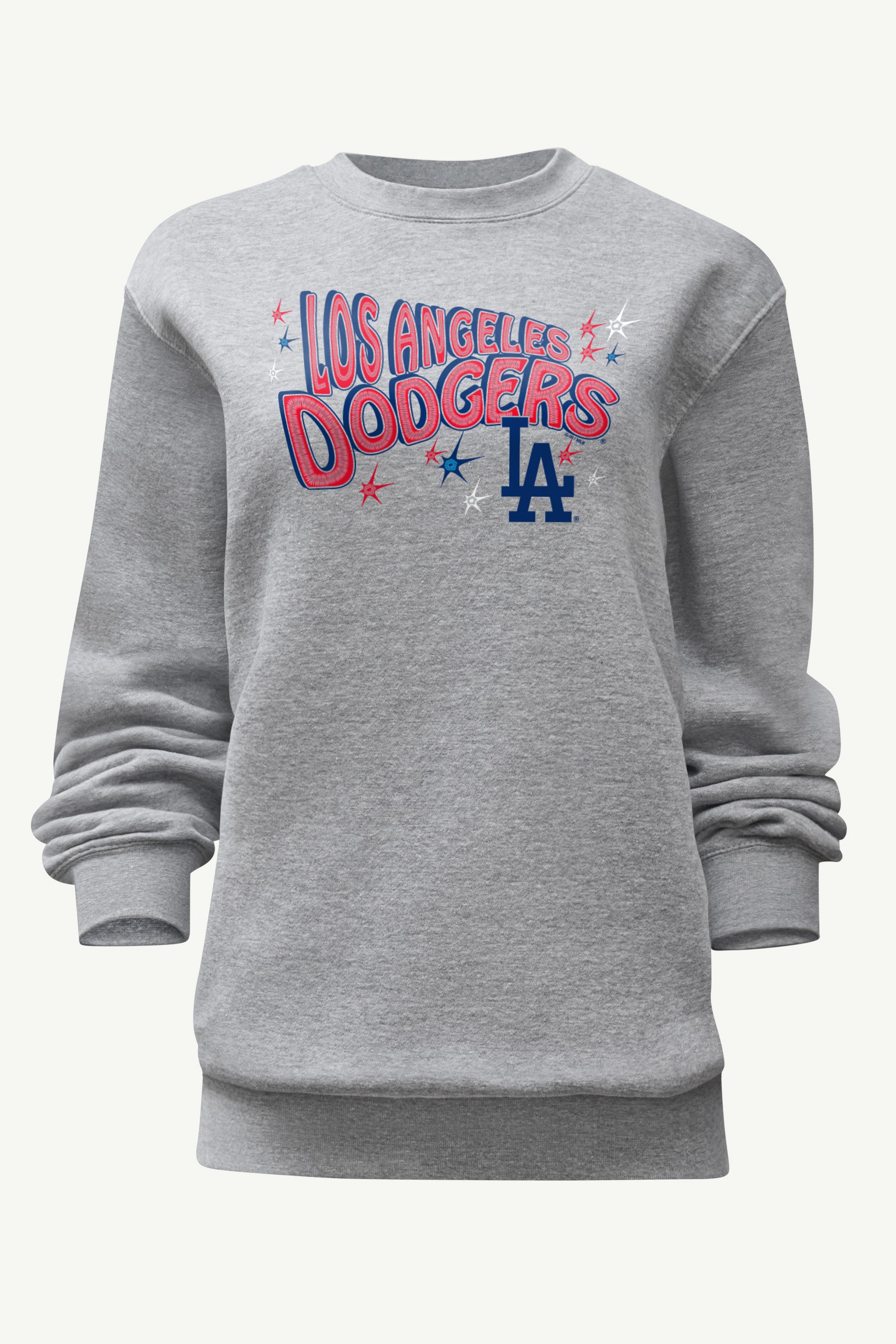 WOMENS LOS ANGELES DODGERS FIREWORKS SWEATSHIRT View 1 | Los Angeles Dodgers WOMENS LOS ANGELES DODGERS FIREWORKS SWEATSHIRT View 1 | Los Angeles Dodgers
